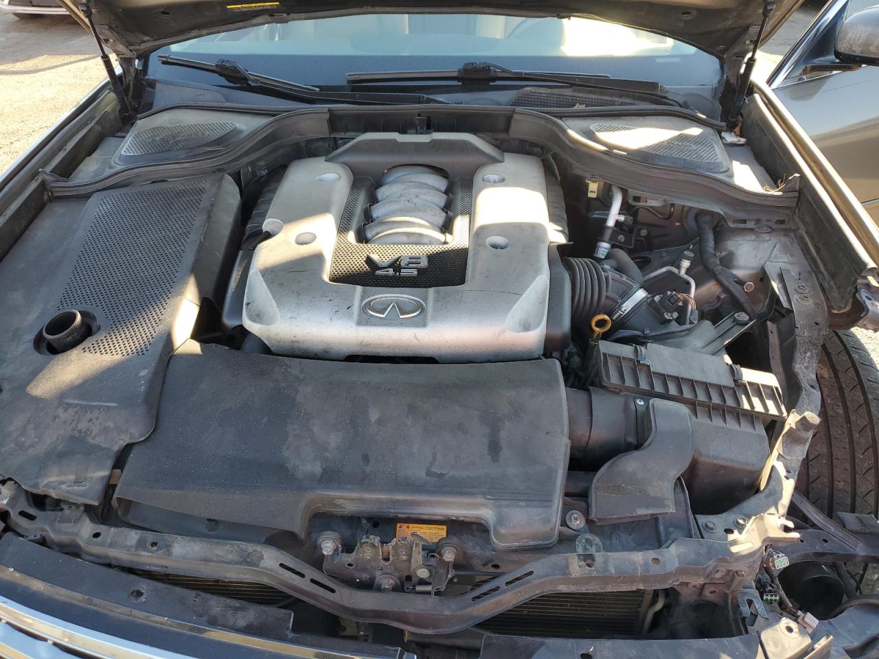 2006 Infiniti M45 Base Brown vin: JNKBY01E96M202847
