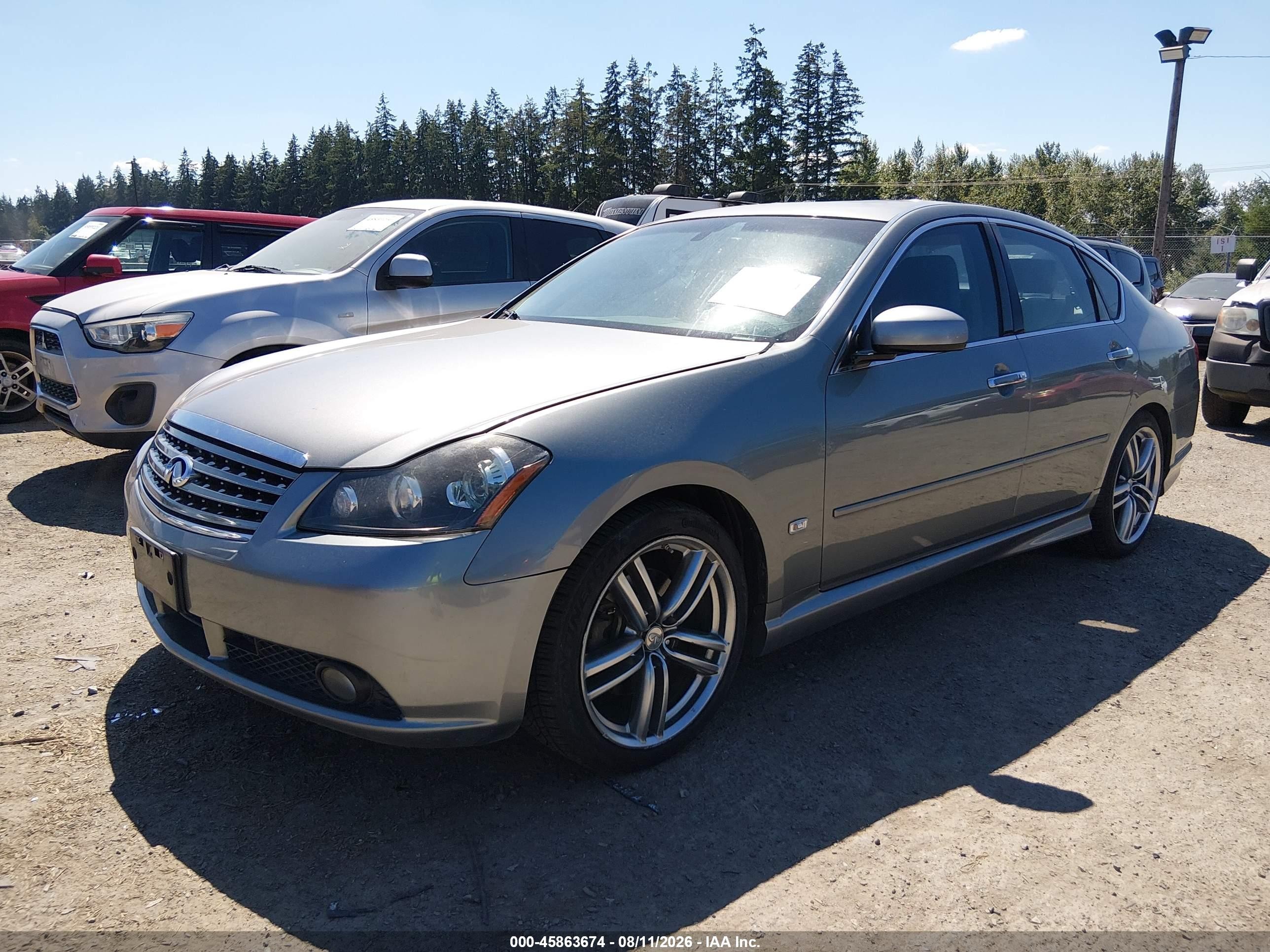 2006 Infiniti M45 Sport Gray vin: JNKBY01E96M206994