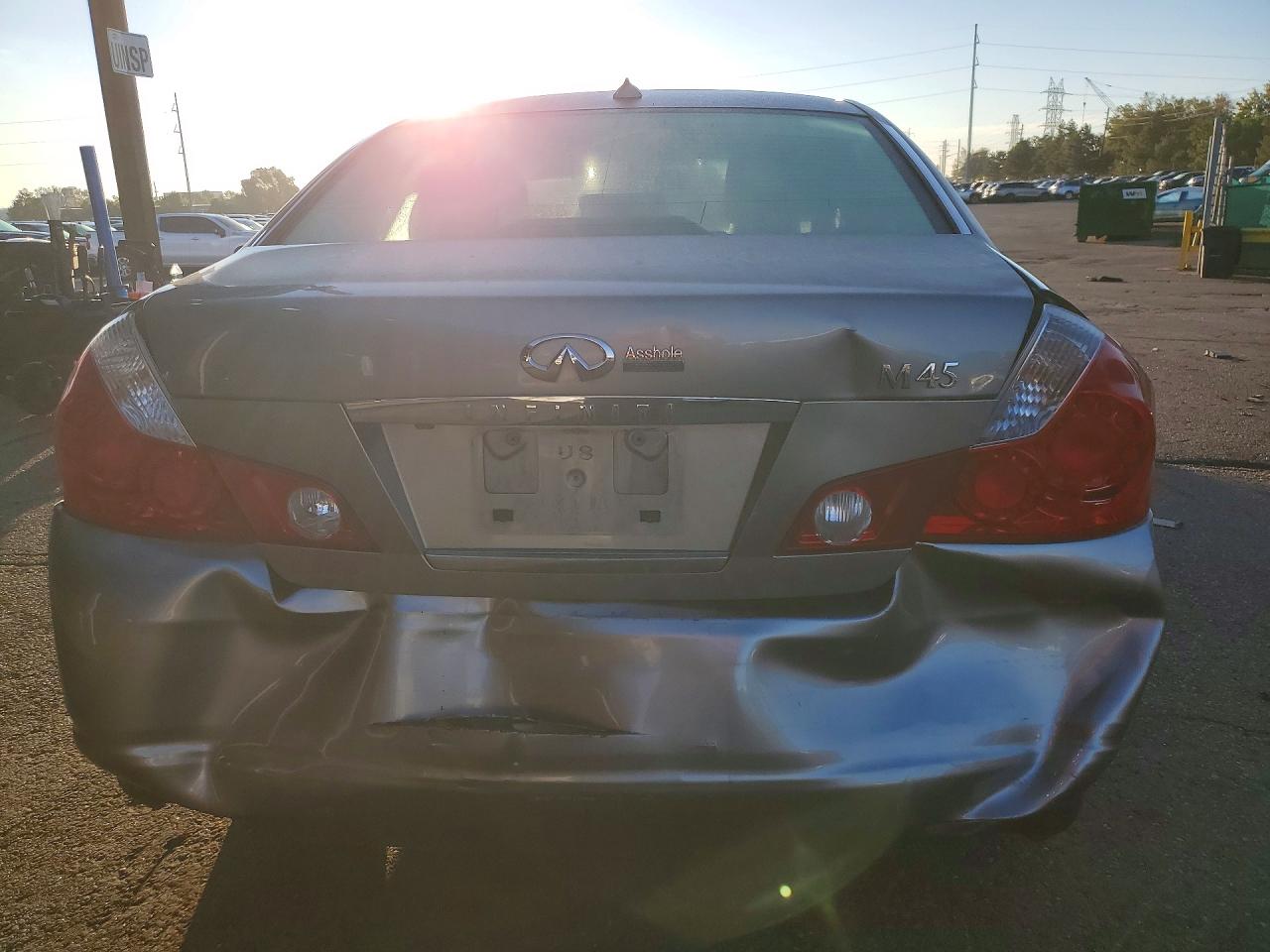 2007 Infiniti M45 Base Серый vin: JNKBY01E97M401592