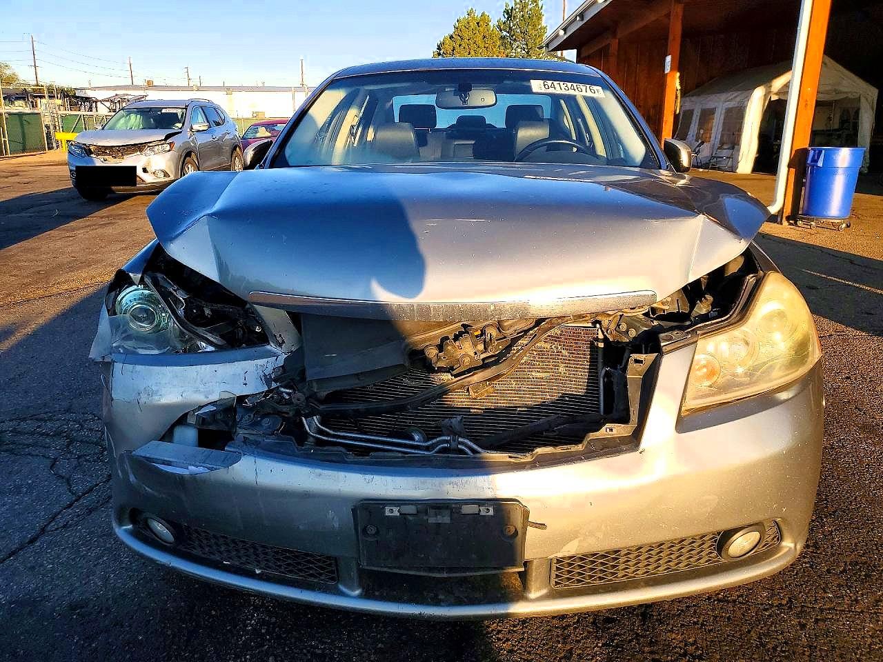 2007 Infiniti M45 Base Серый vin: JNKBY01E97M401592