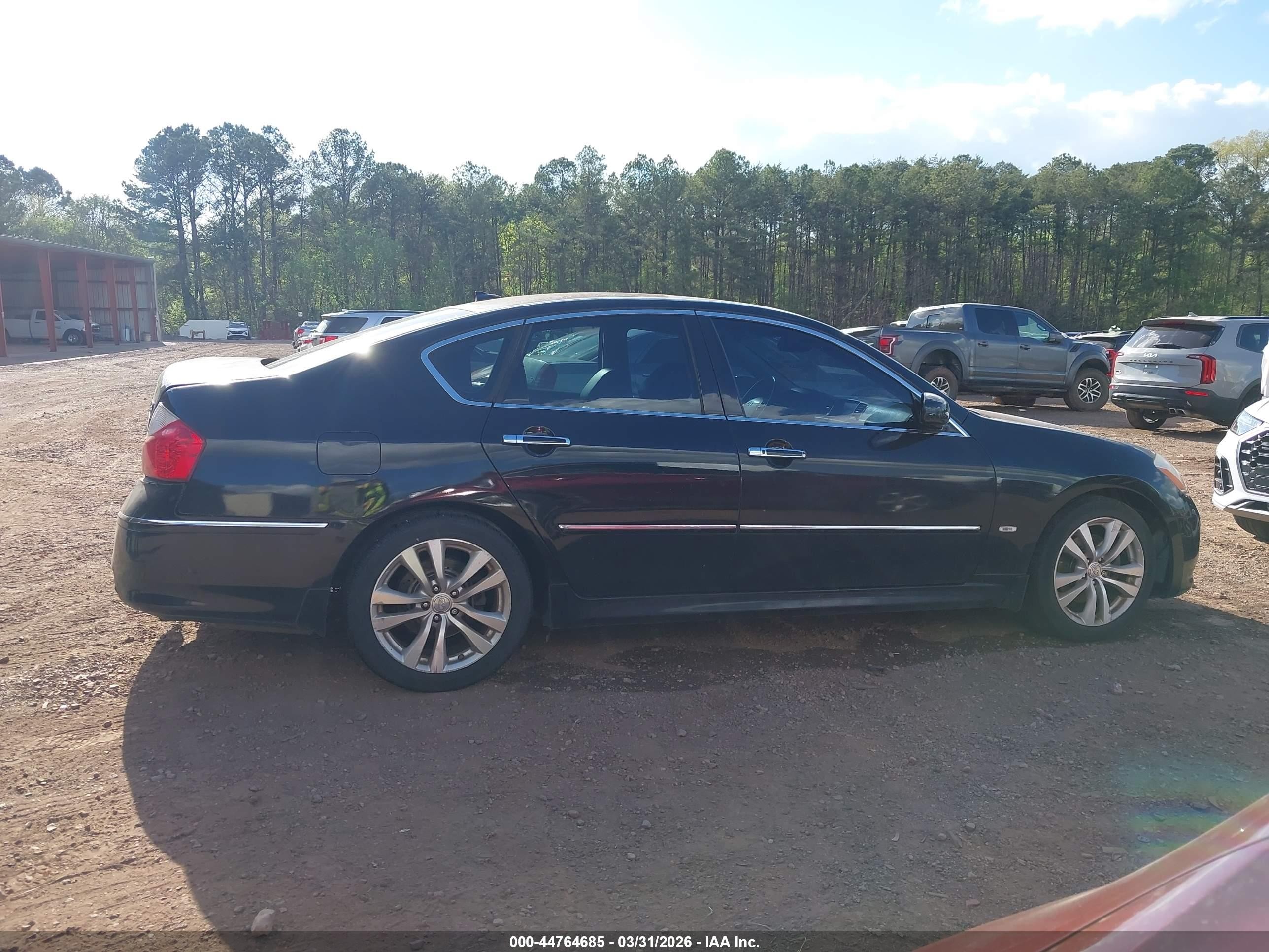 2008 Infiniti M45   Black vin: JNKBY01E98M500074