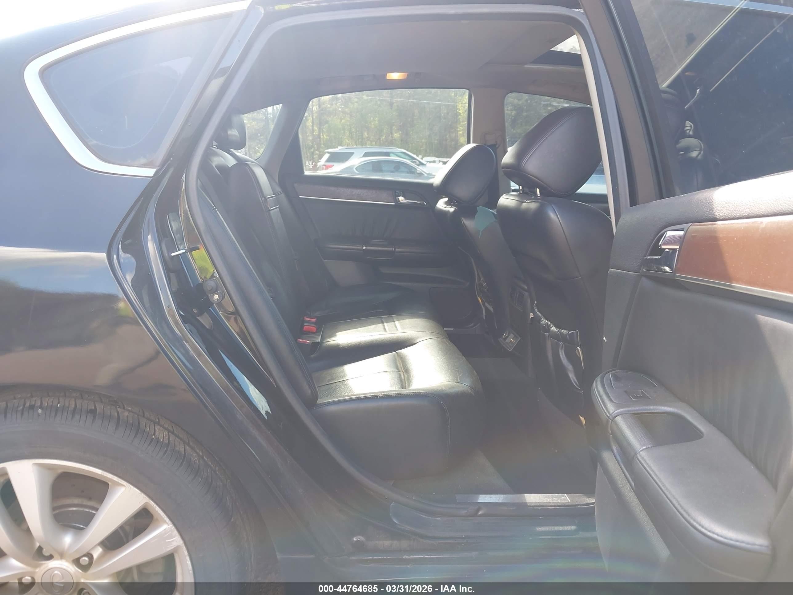 2008 Infiniti M45   Black vin: JNKBY01E98M500074