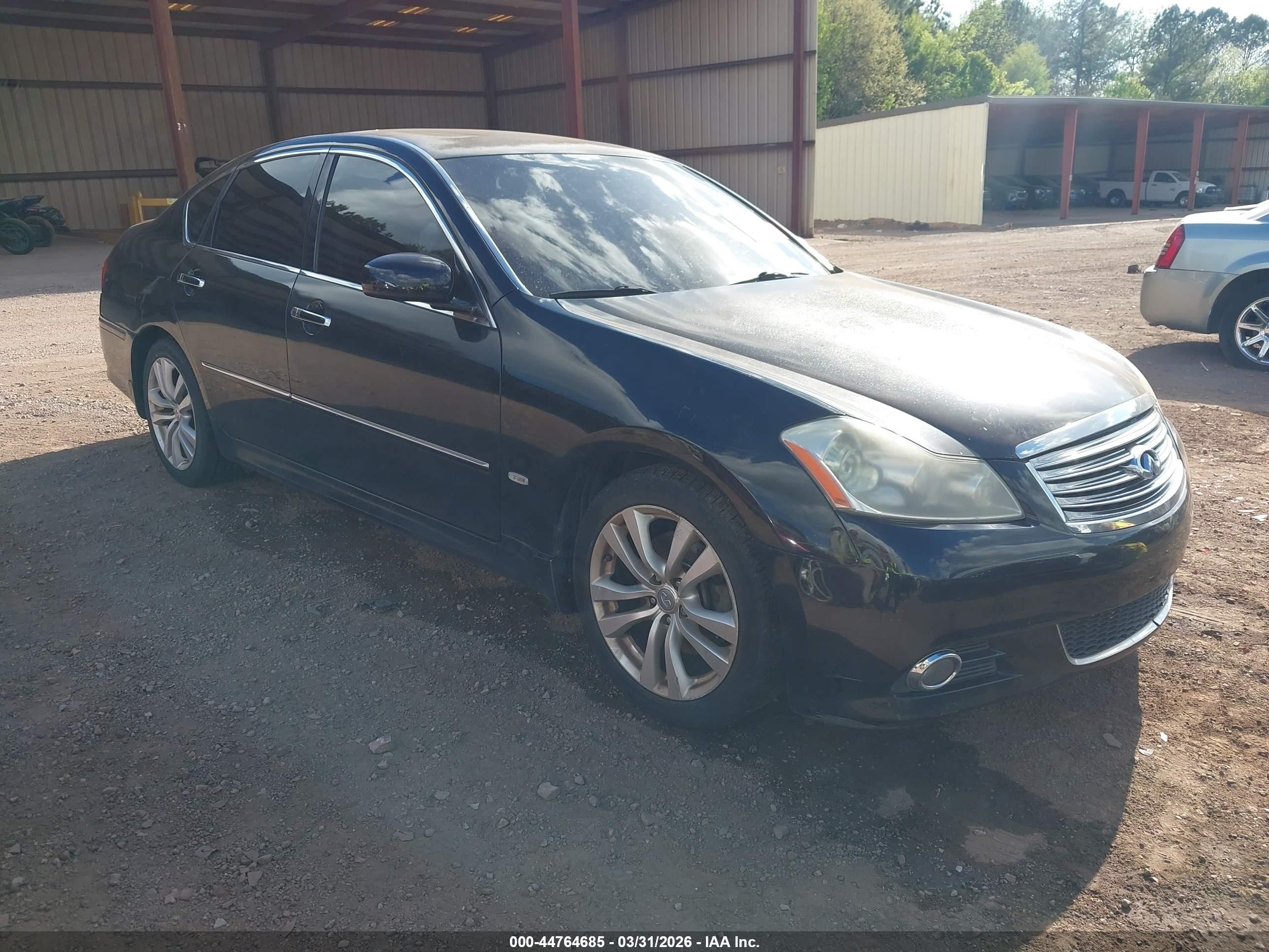 2008 Infiniti M45   Black vin: JNKBY01E98M500074
