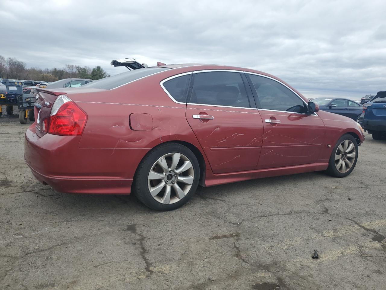 2006 Infiniti M45 Base Red vin: JNKBY01EX6M202534