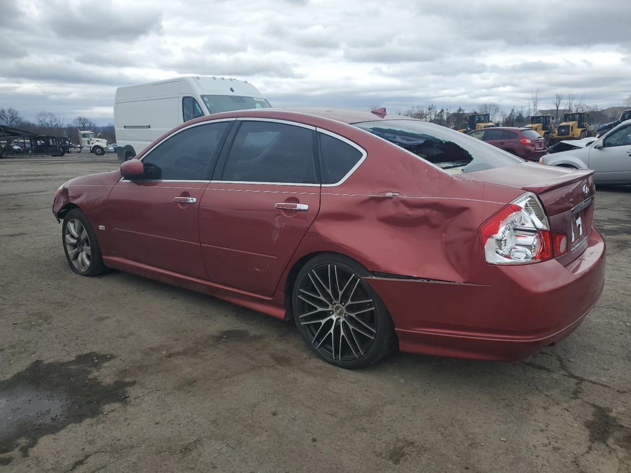 2006 Infiniti M45 Base Red vin: JNKBY01EX6M202534