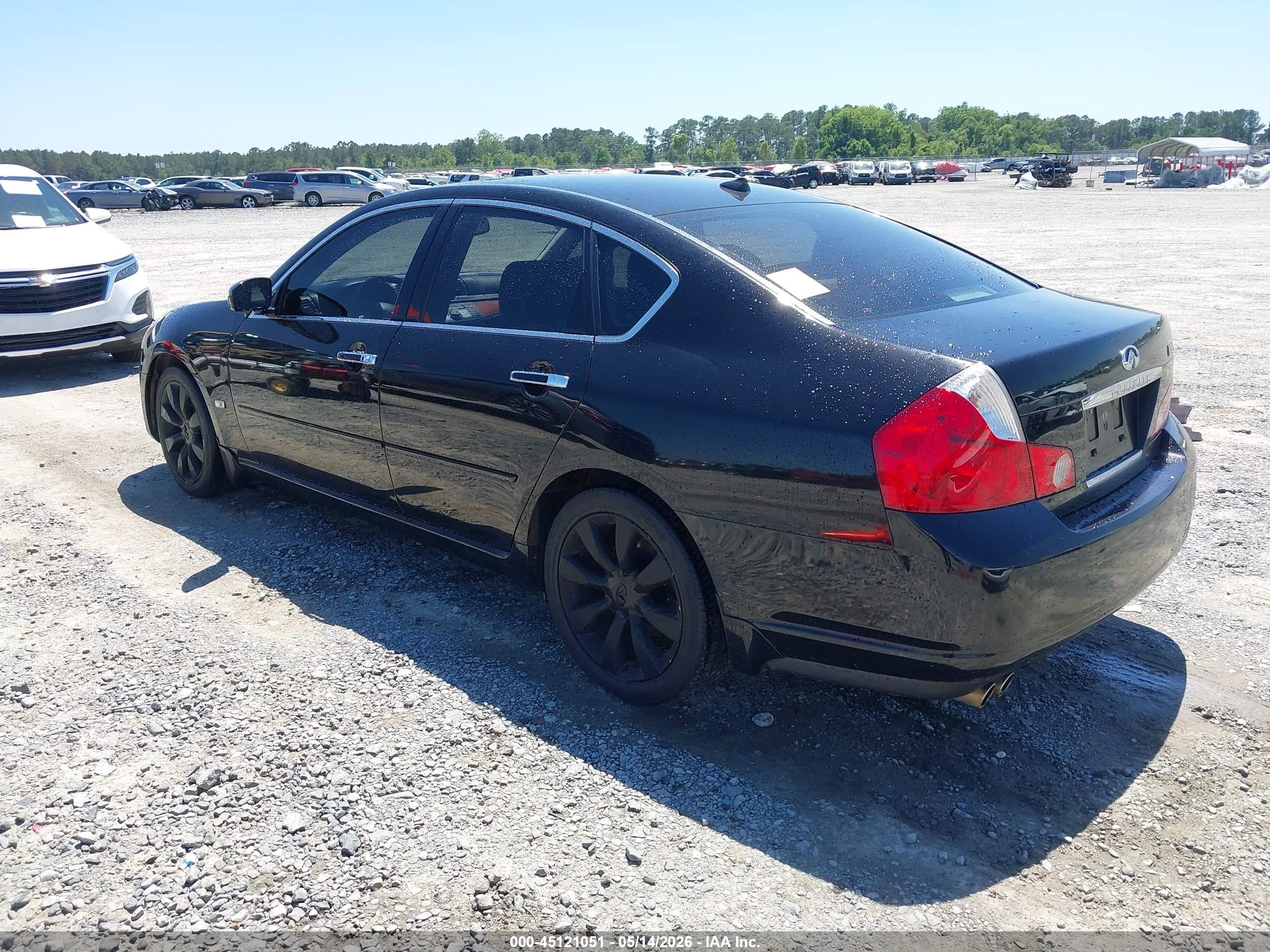 2006 Infiniti M45   Черный vin: JNKBY01EX6M206177