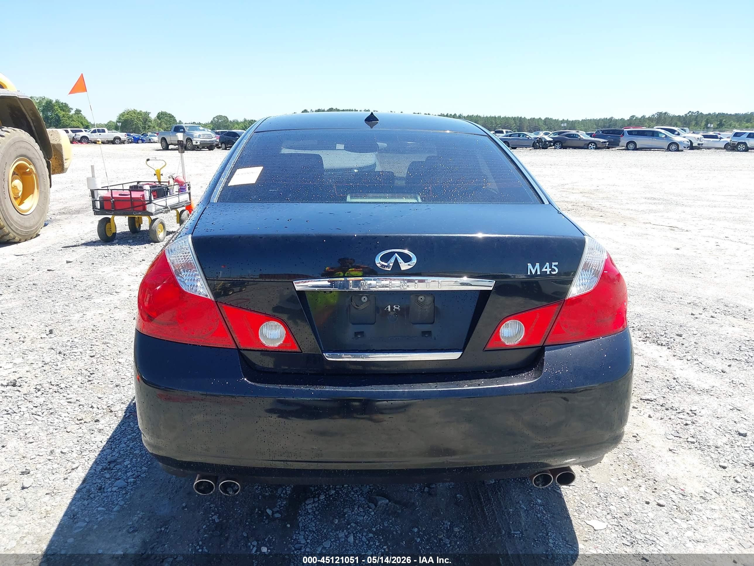 2006 Infiniti M45   Черный vin: JNKBY01EX6M206177