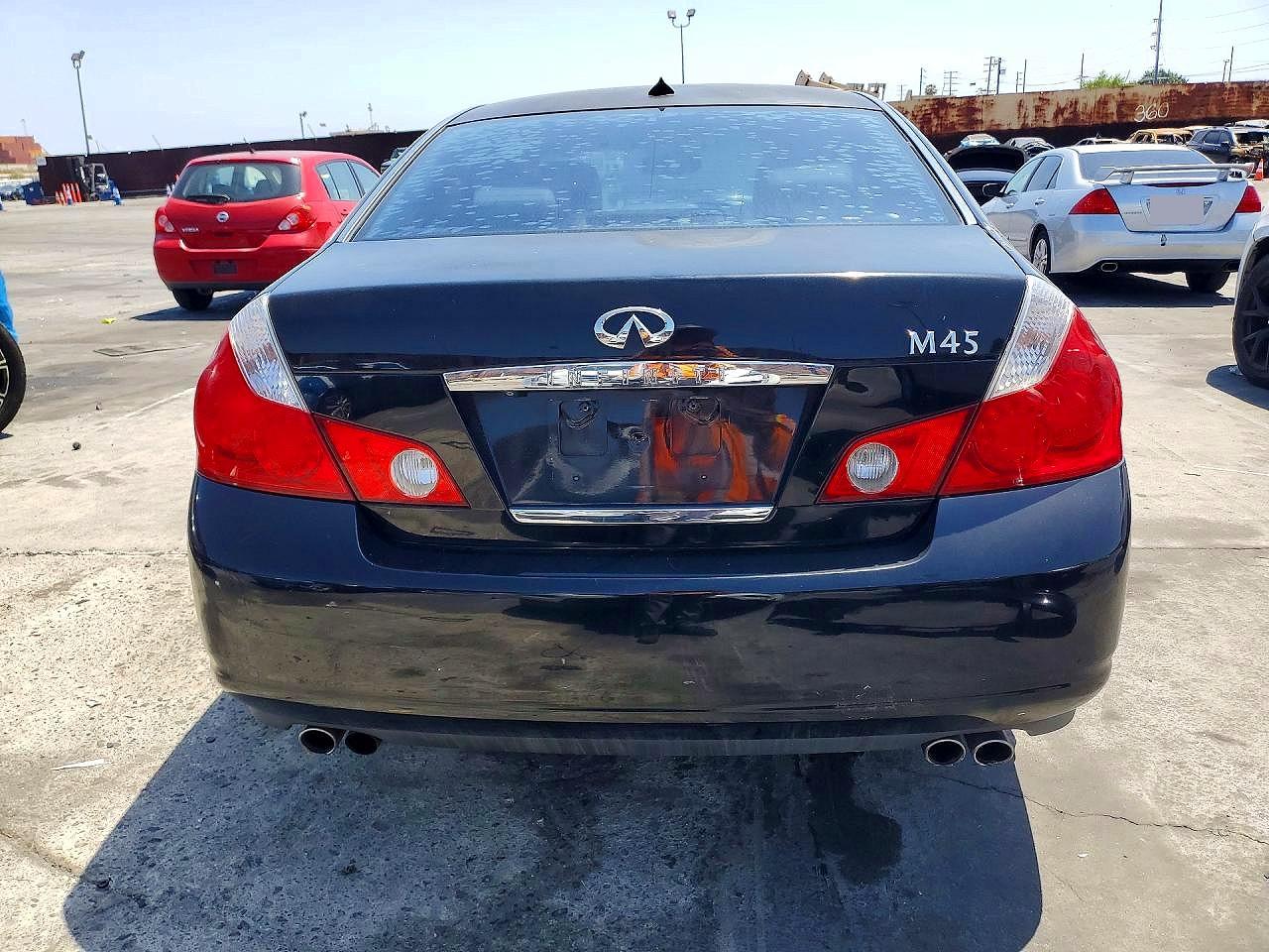 2006 Infiniti M45 Base Black vin: JNKBY01EX6M207698