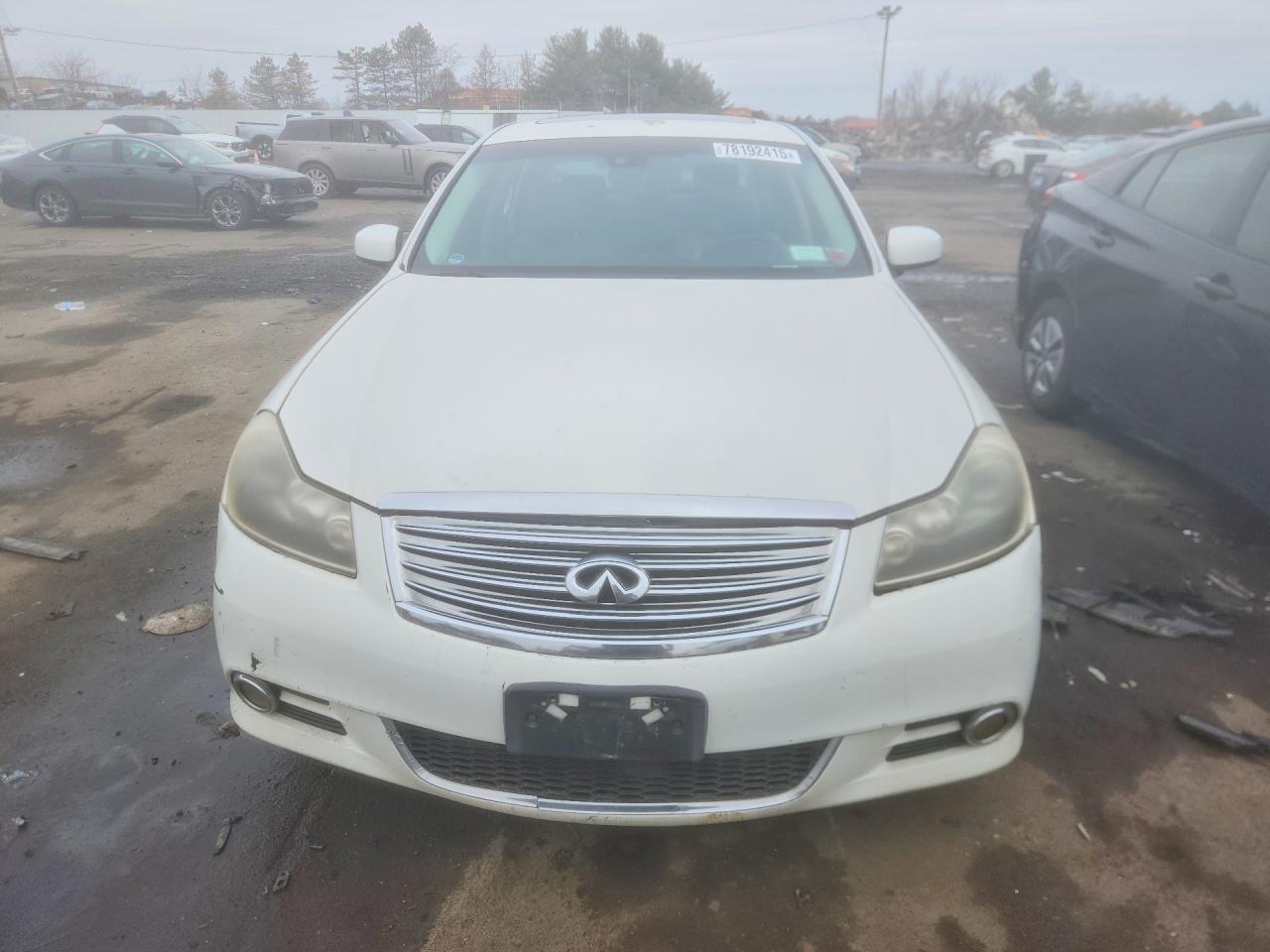 2008 Infiniti M45 Base White vin: JNKBY01EX8M500357