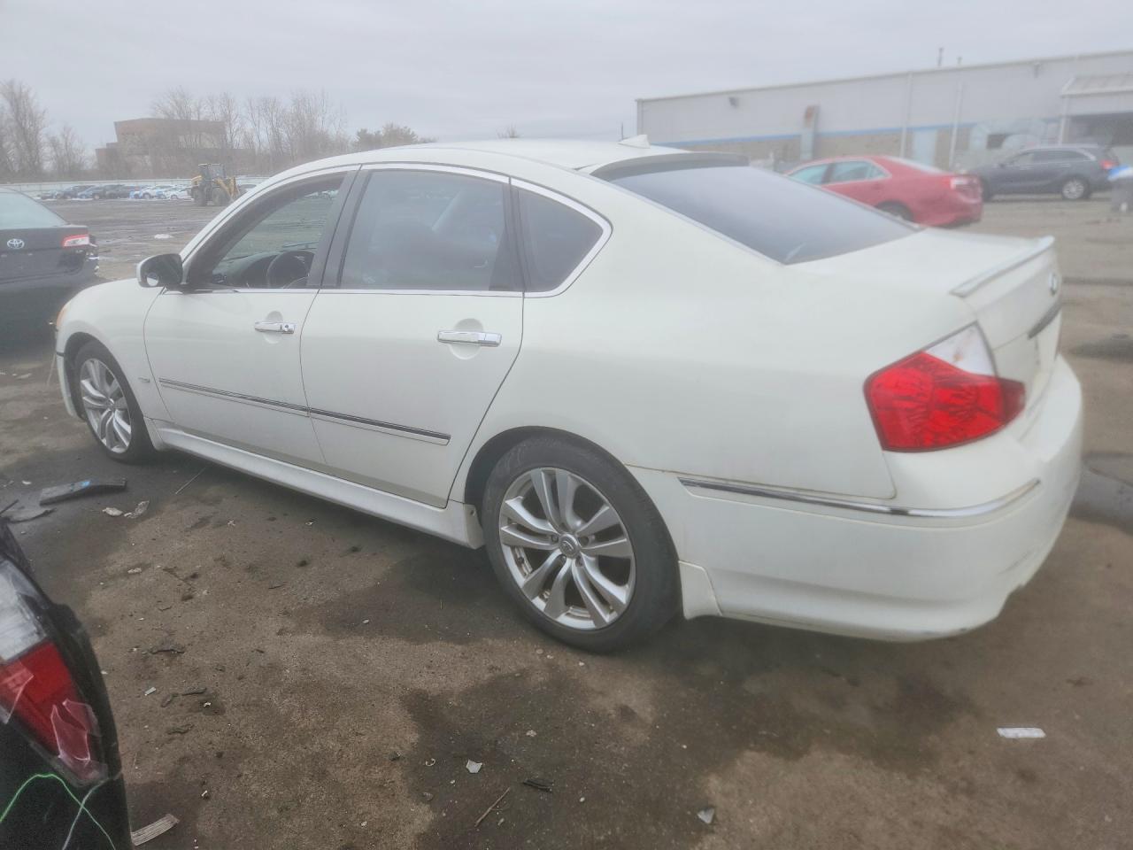 2008 Infiniti M45 Base White vin: JNKBY01EX8M500357