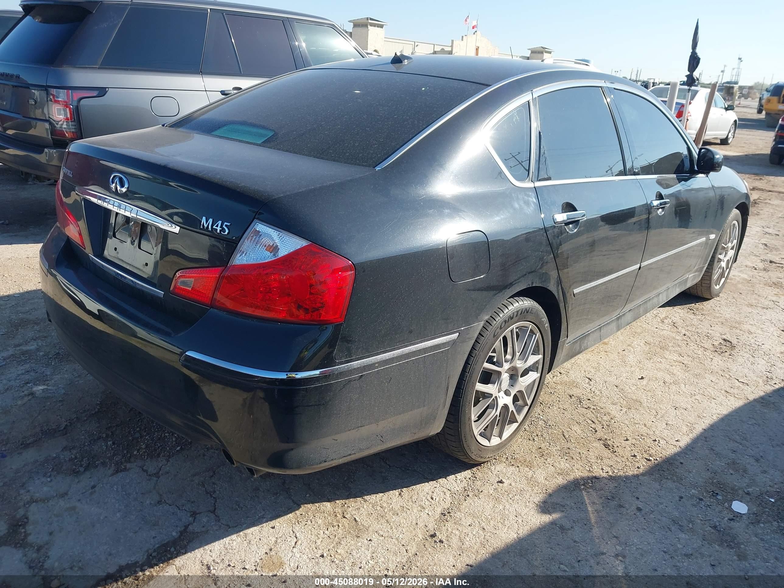 2008 Infiniti M45   Black vin: JNKBY01EX8M500438