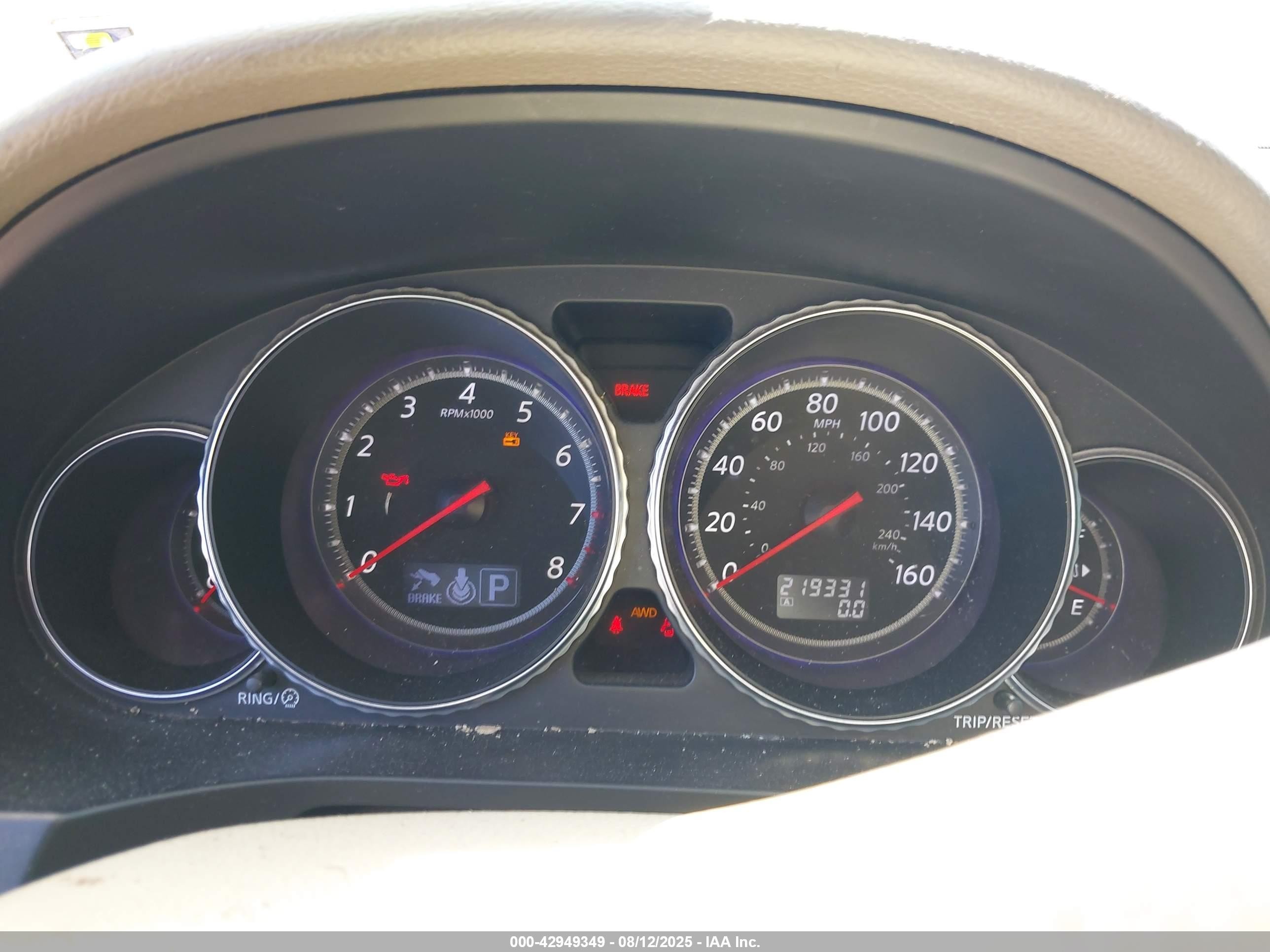 2008 Infiniti M45x   Gray vin: JNKBY01F08M550273