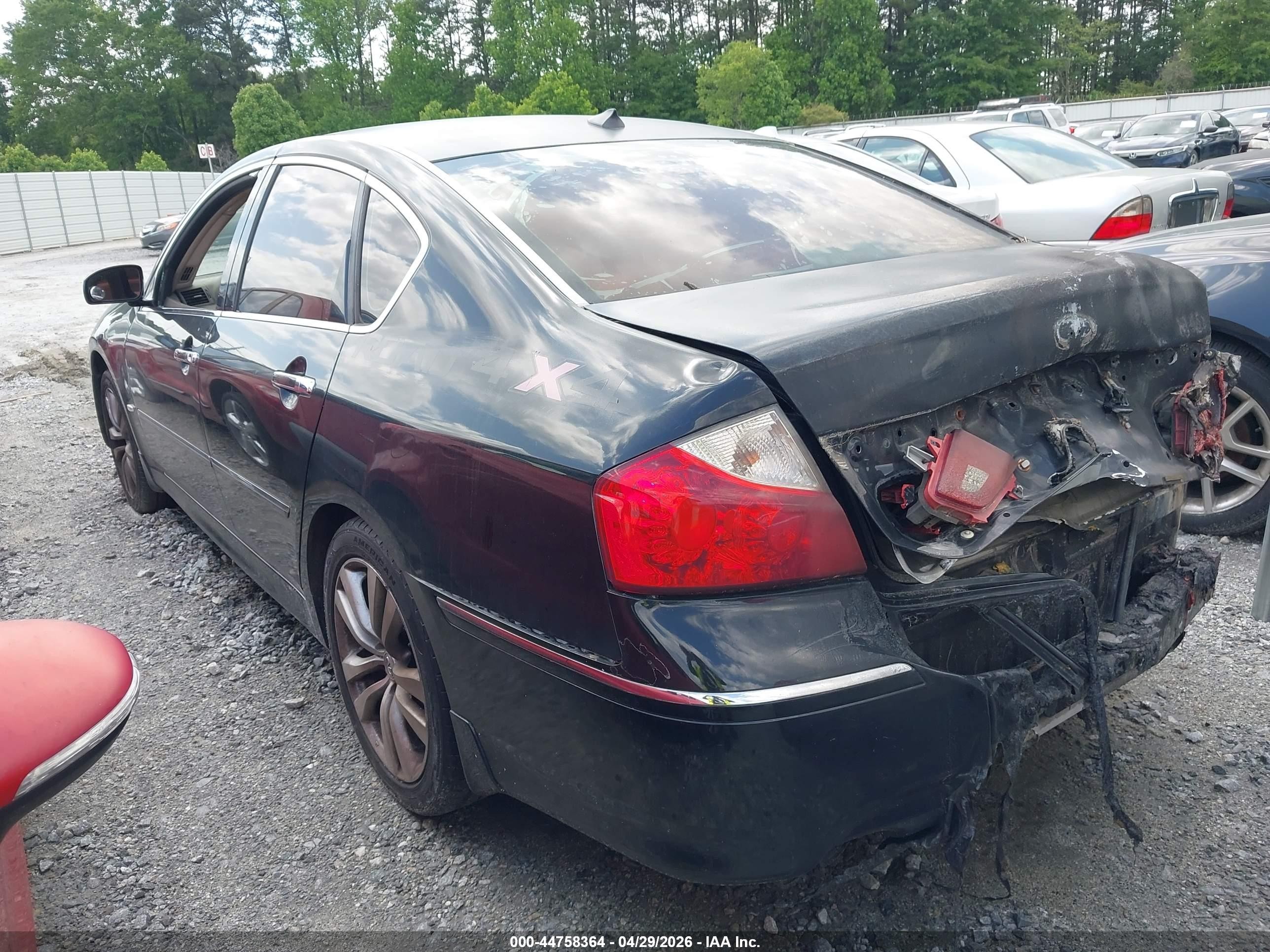 2008 Infiniti M45x   Black vin: JNKBY01F08M550645