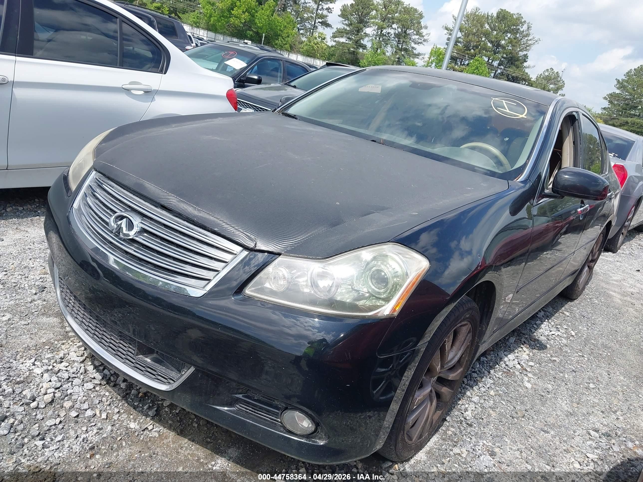 2008 Infiniti M45x   Black vin: JNKBY01F08M550645