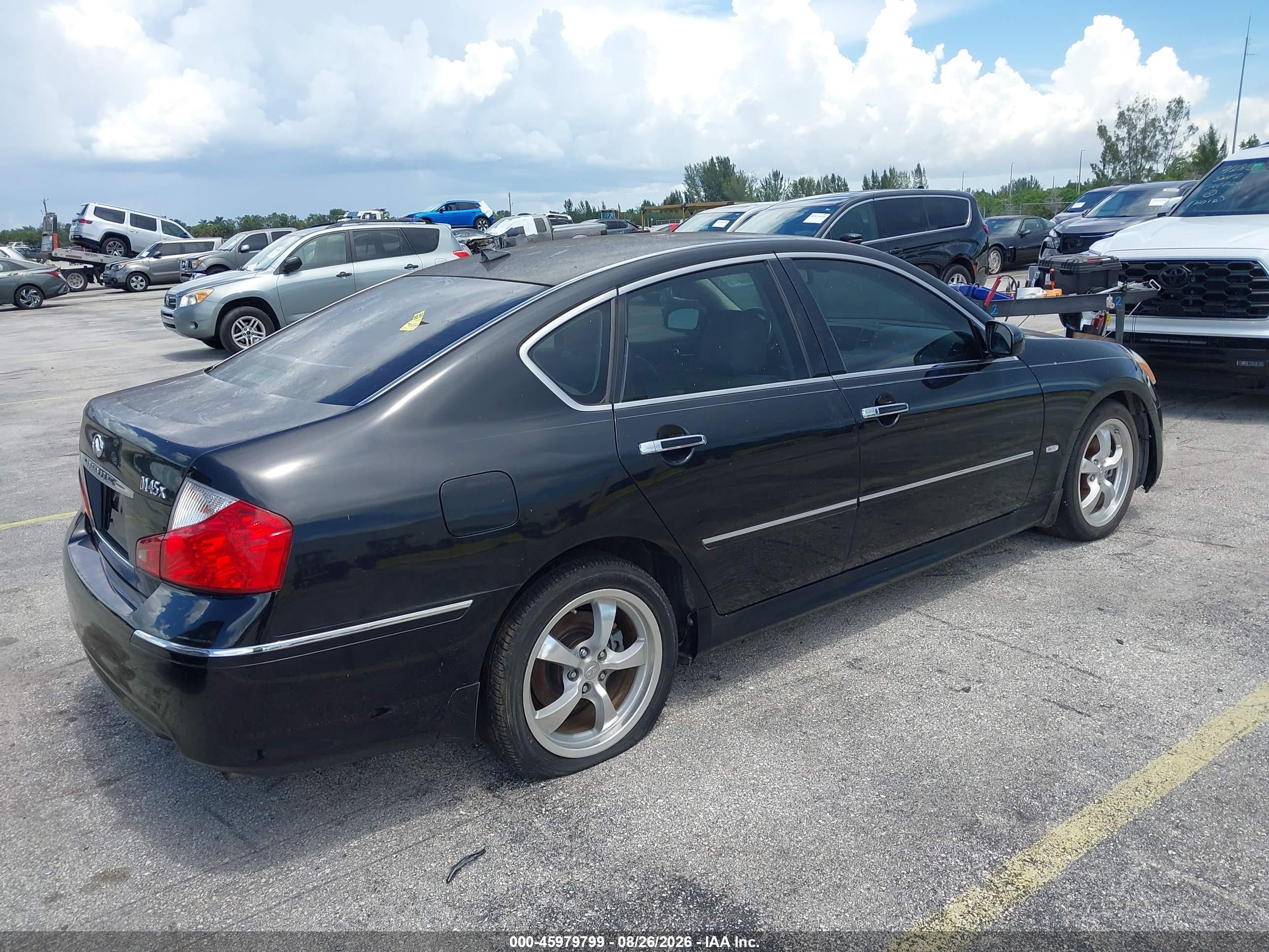 2008 Infiniti M45x   Black vin: JNKBY01F18M550511