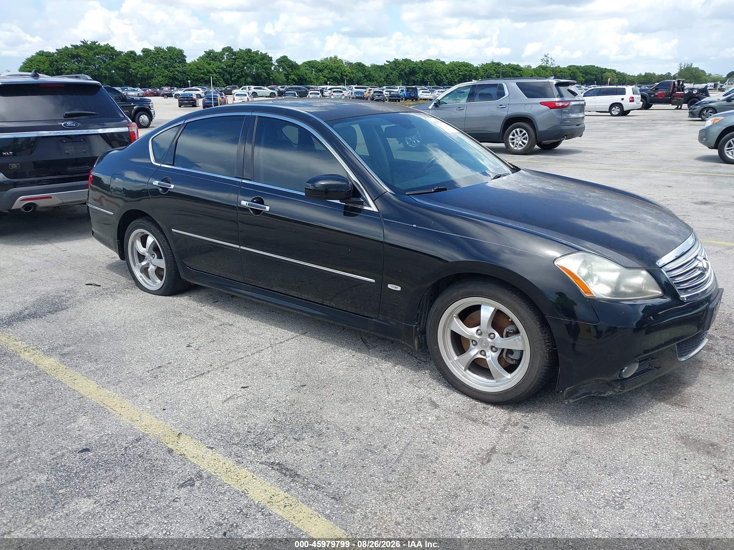 2008 Infiniti M45x   Black vin: JNKBY01F18M550511