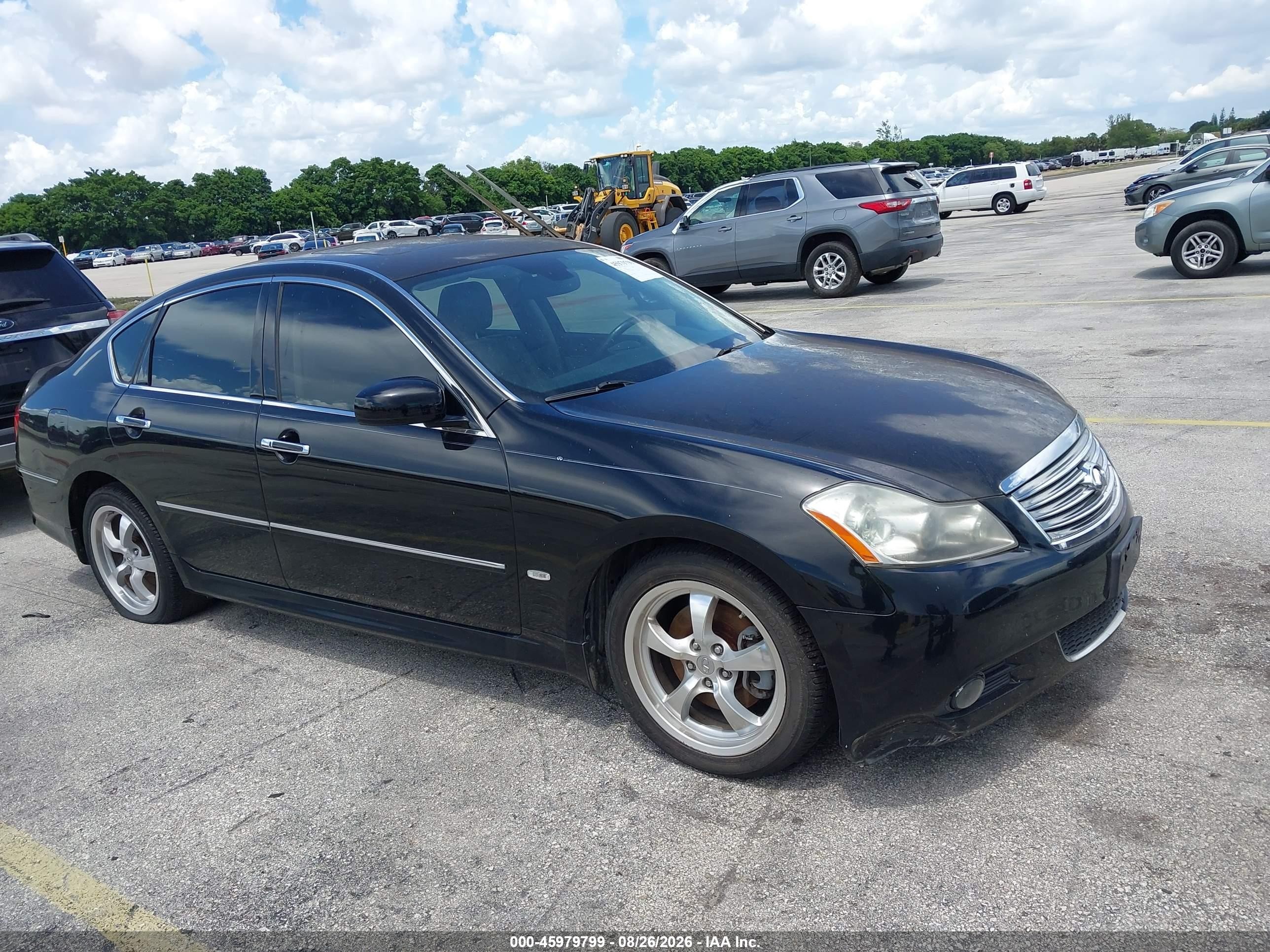 2008 Infiniti M45x   Black vin: JNKBY01F18M550511