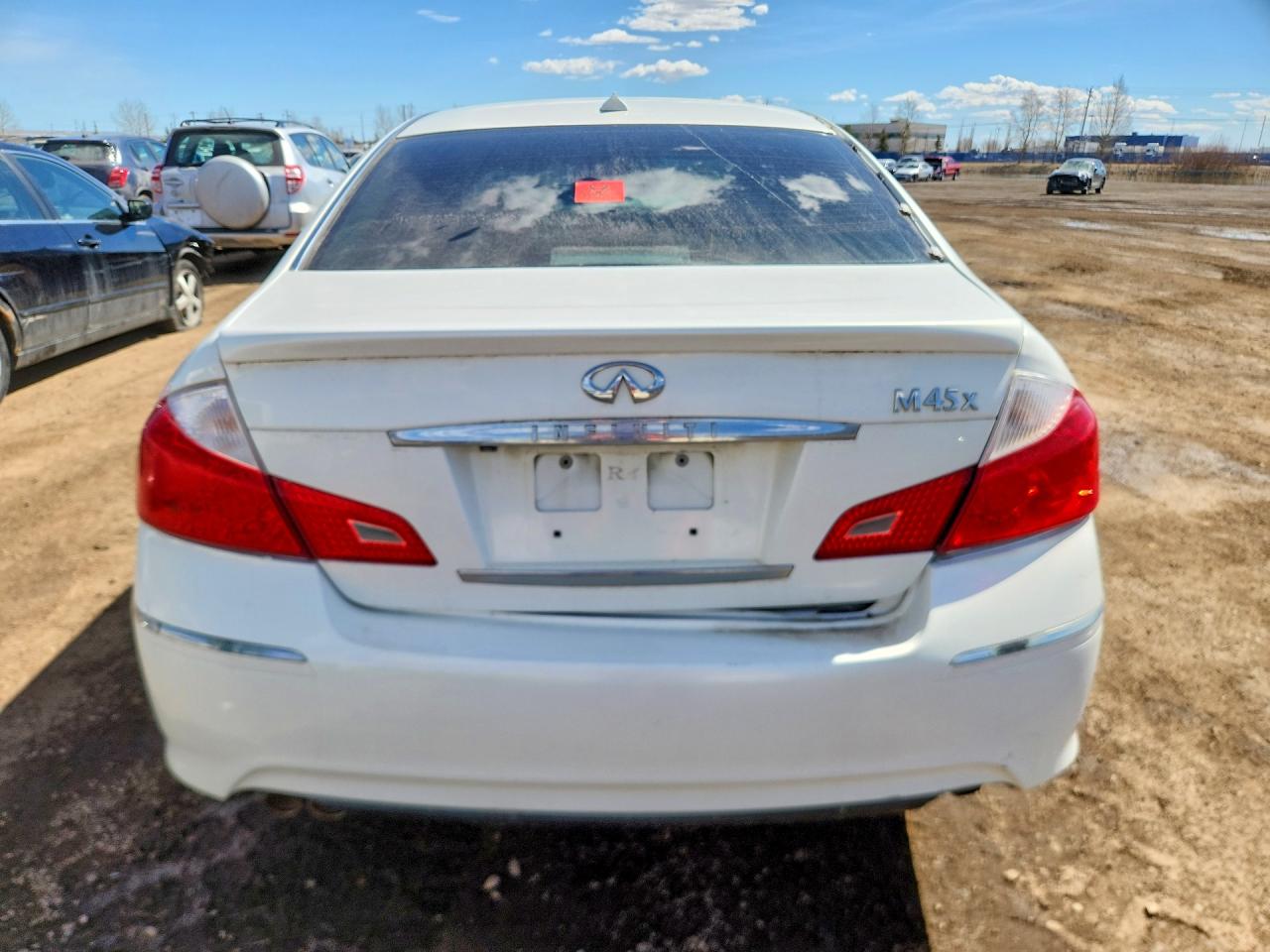 2008 Infiniti M45 X White vin: JNKBY01F28M550999