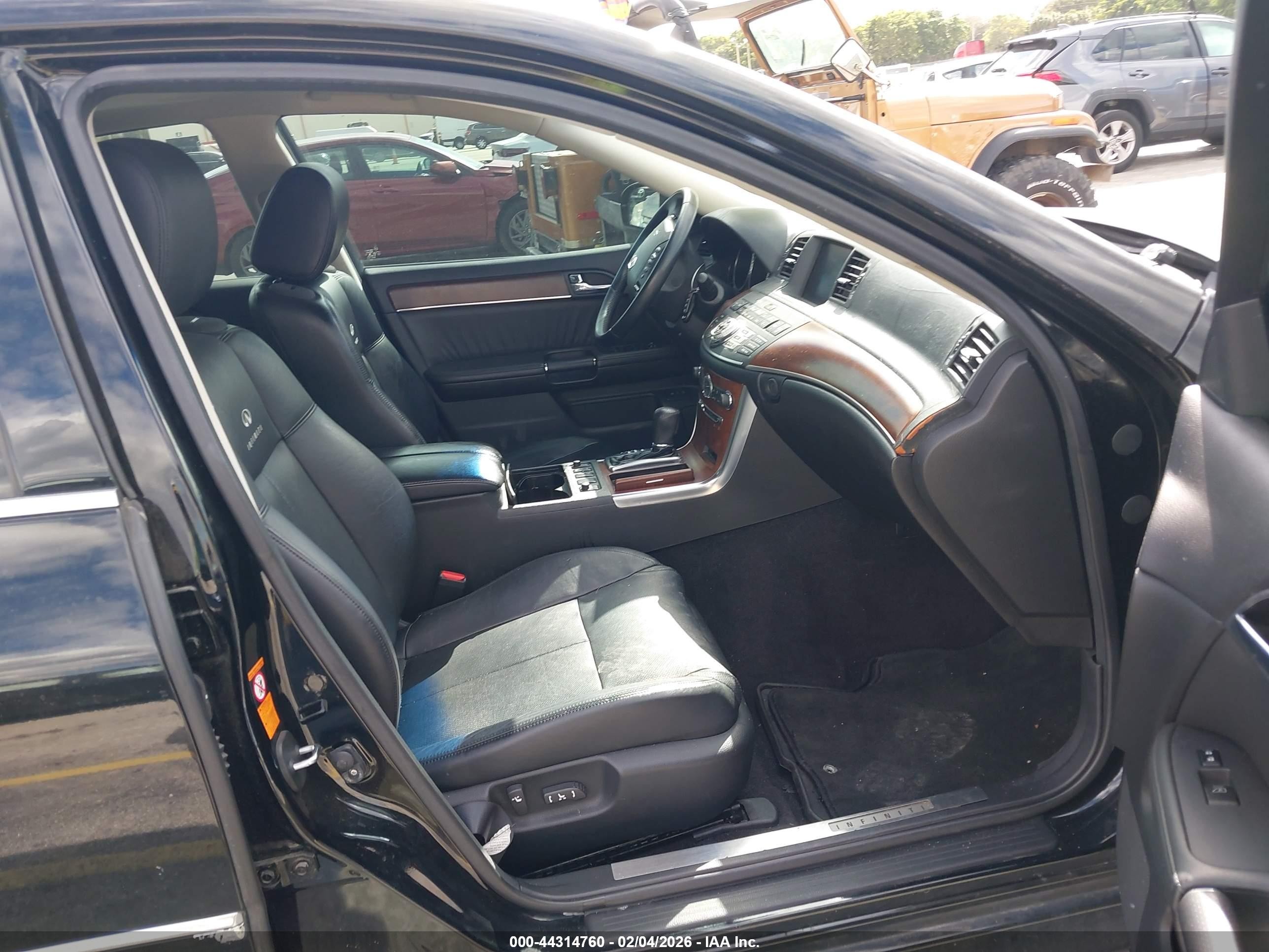 2008 Infiniti M45x   Black vin: JNKBY01F38M550347