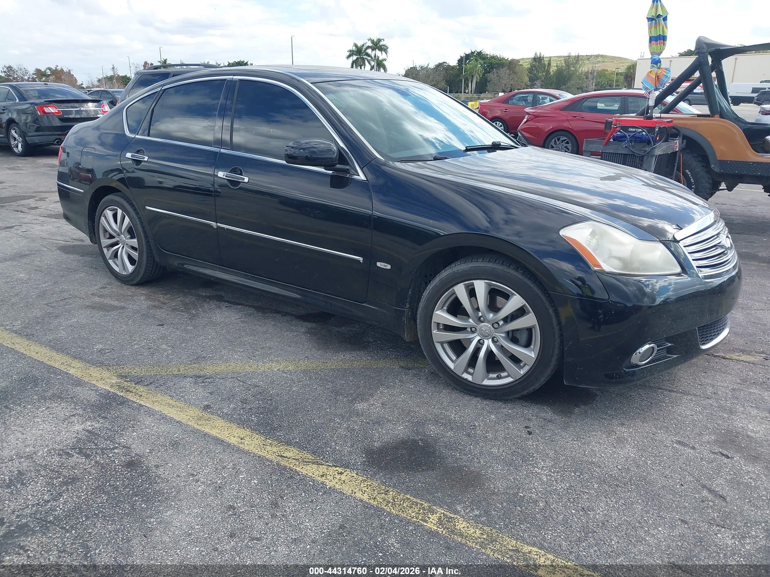 2008 Infiniti M45x   Black vin: JNKBY01F38M550347
