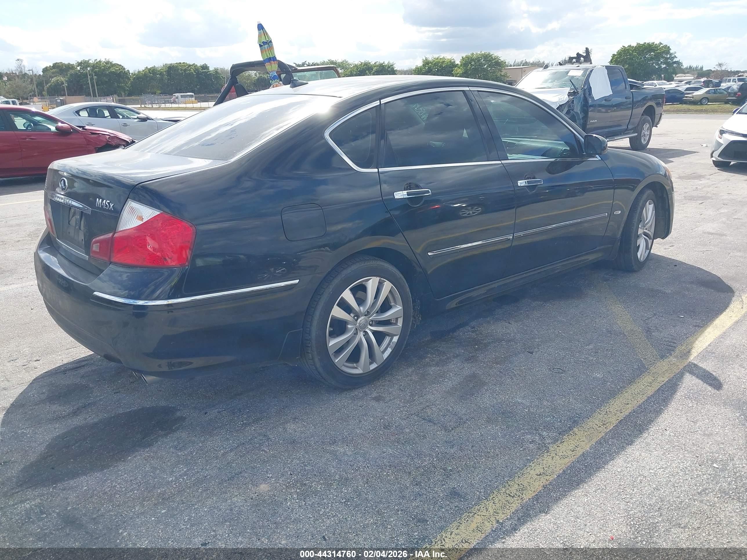 2008 Infiniti M45x   Black vin: JNKBY01F38M550347