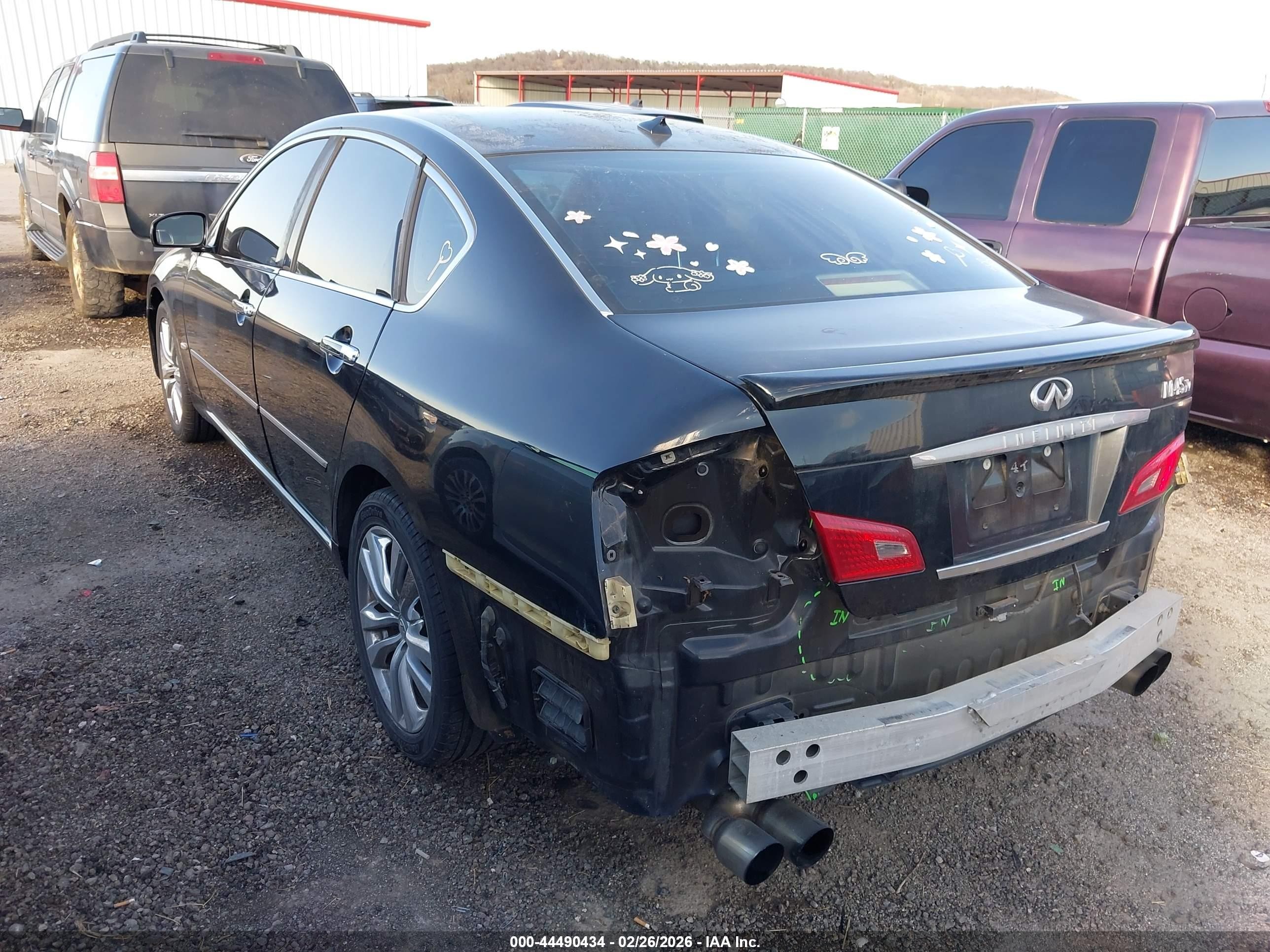 2008 Infiniti M45x   Black vin: JNKBY01F48M550714