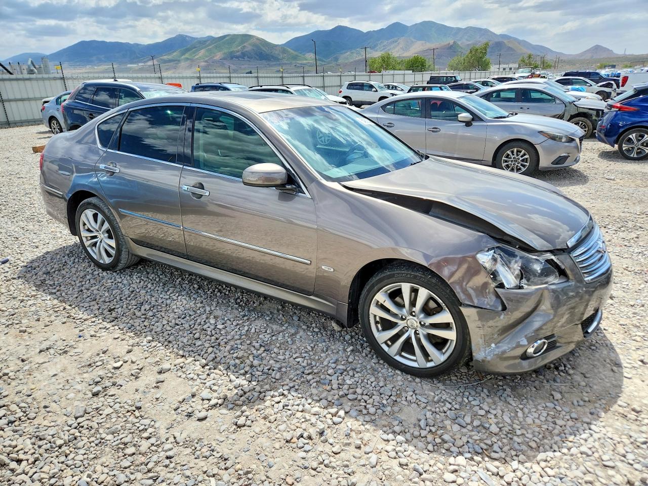 2008 Infiniti M45 X Tan vin: JNKBY01F48M551250