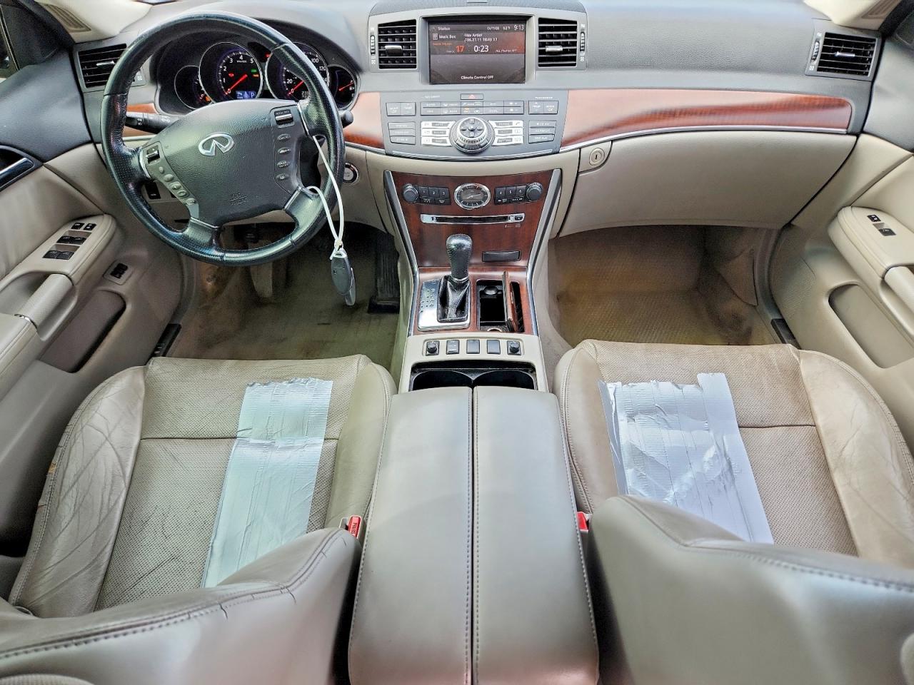 2008 Infiniti M45 X Silver vin: JNKBY01F58M551077