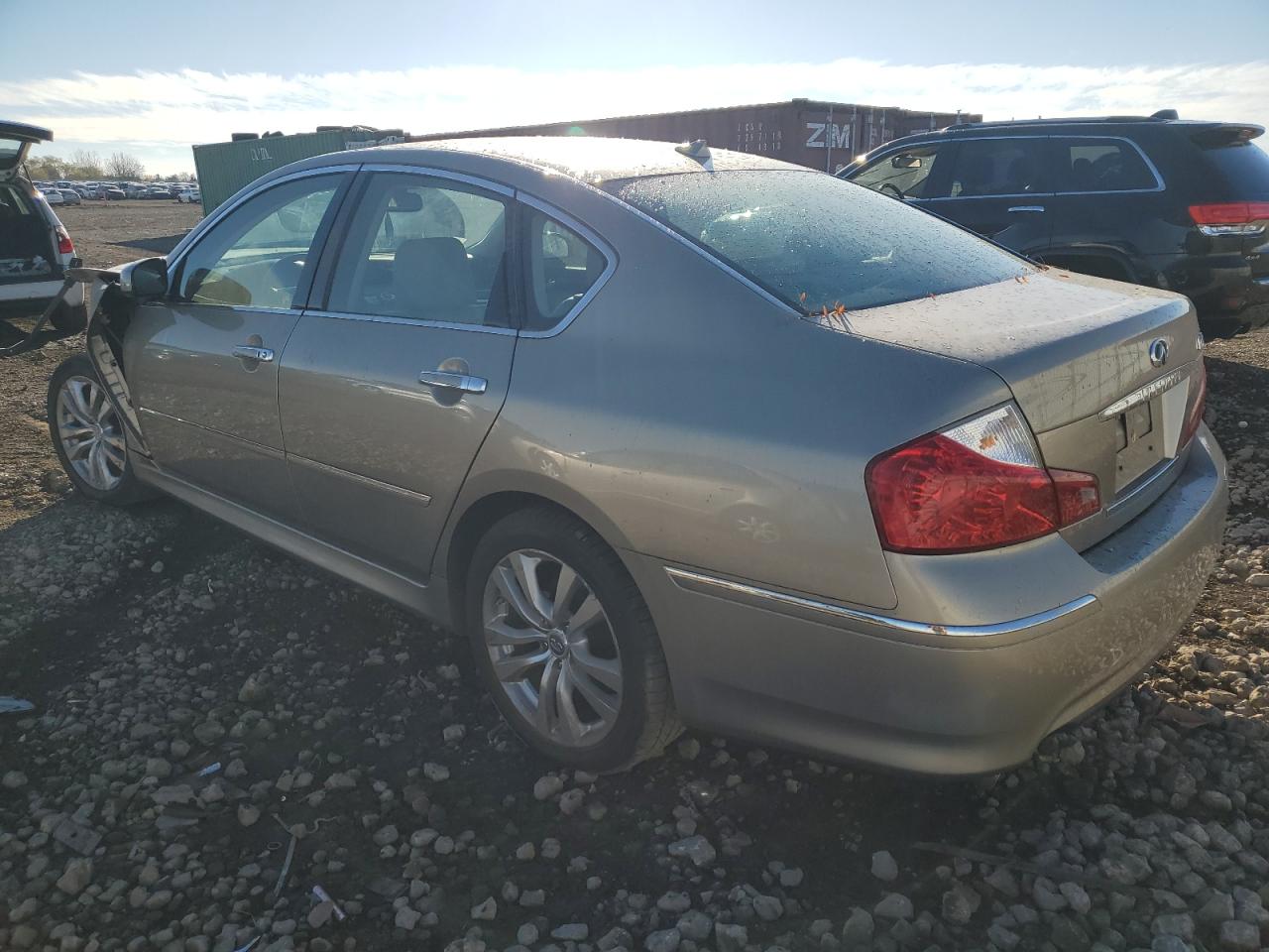 2008 Infiniti M45 Beige vin: JNKBY01F58M551094