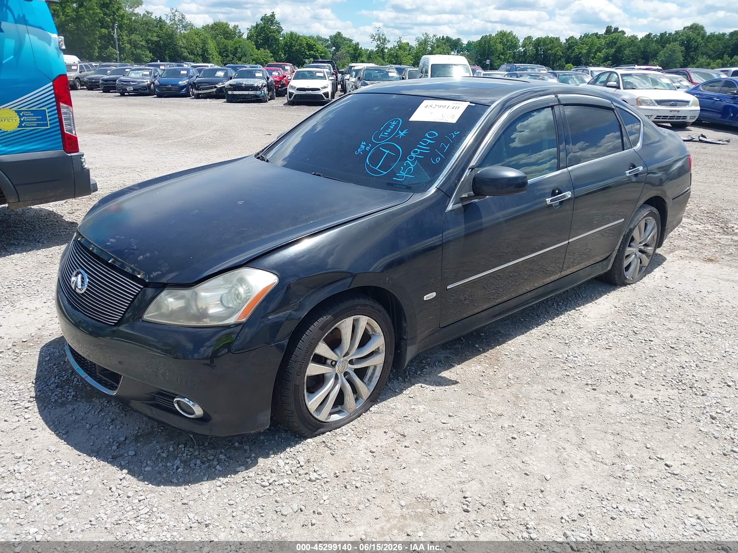 2008 Infiniti M45x   Black vin: JNKBY01F68M550827