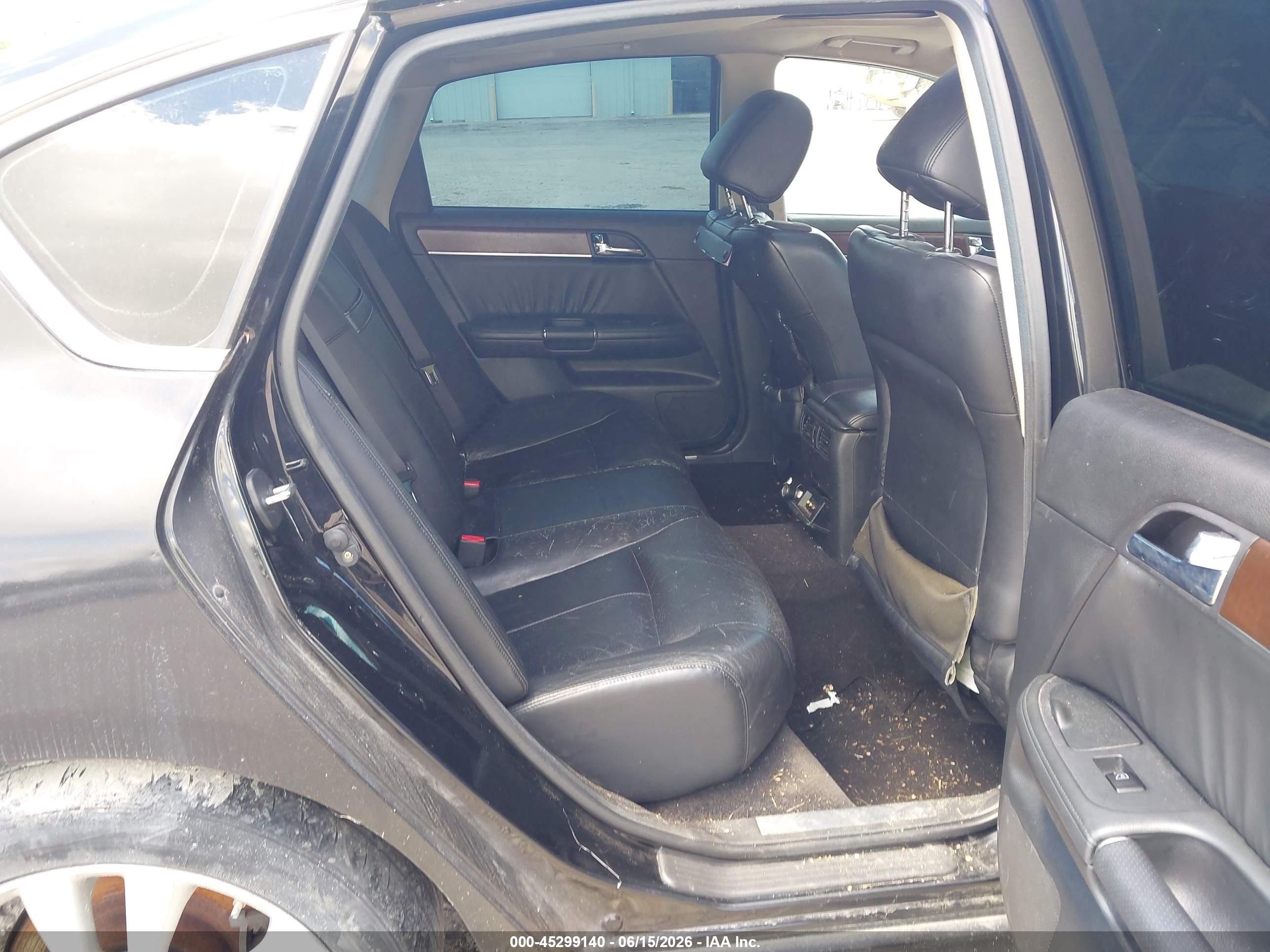 2008 Infiniti M45x   Black vin: JNKBY01F68M550827