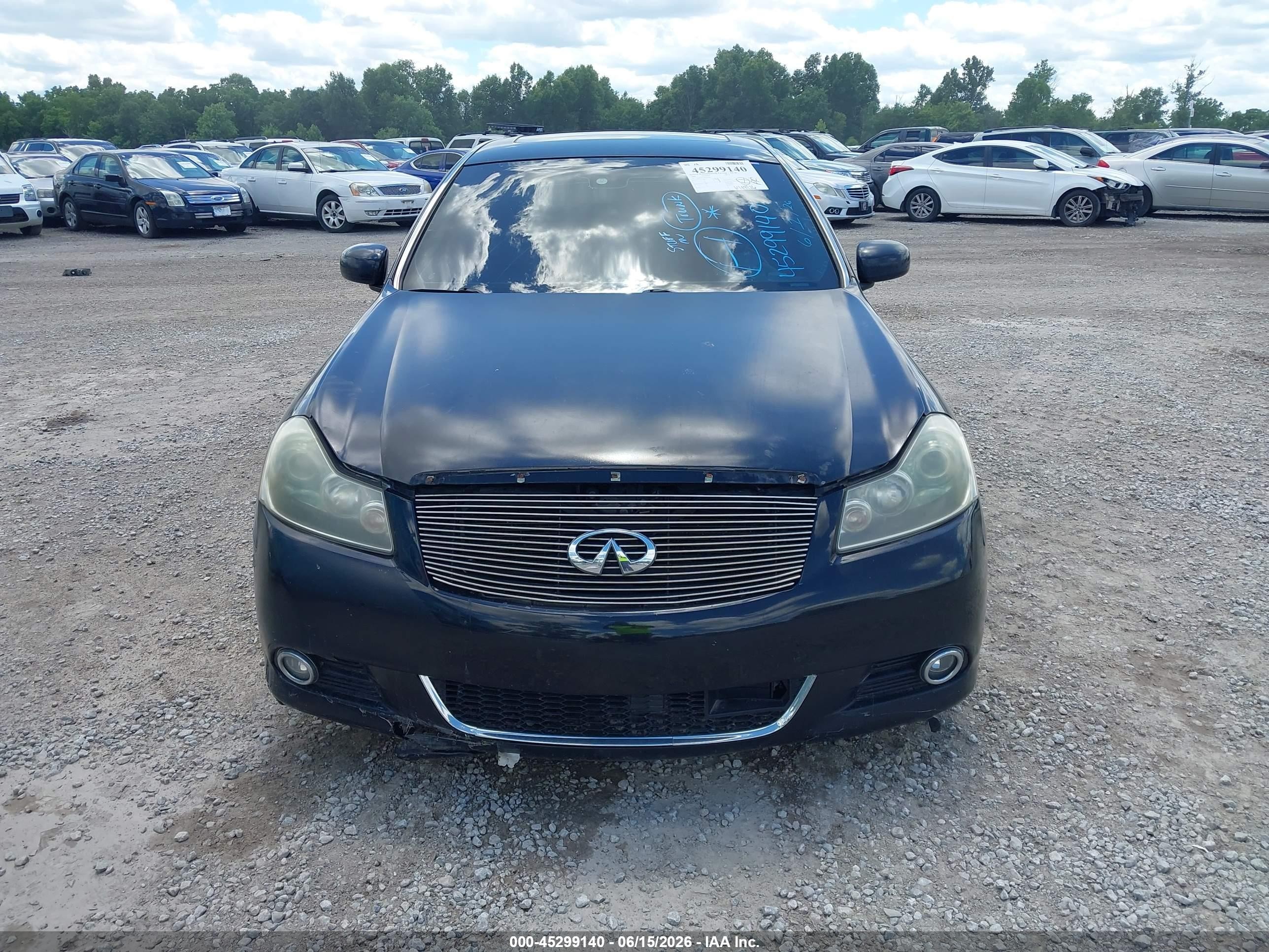 2008 Infiniti M45x   Black vin: JNKBY01F68M550827