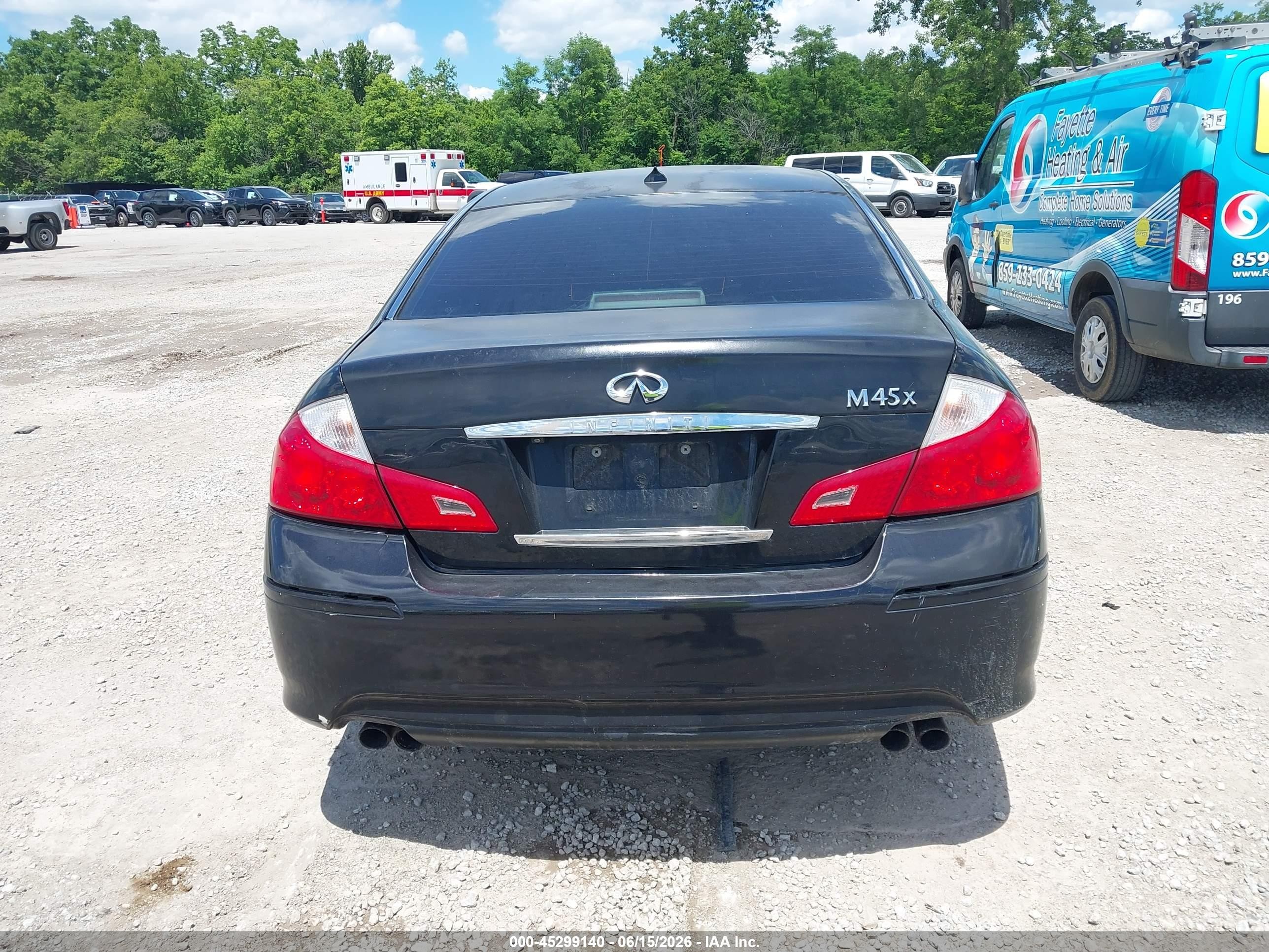 2008 Infiniti M45x   Black vin: JNKBY01F68M550827