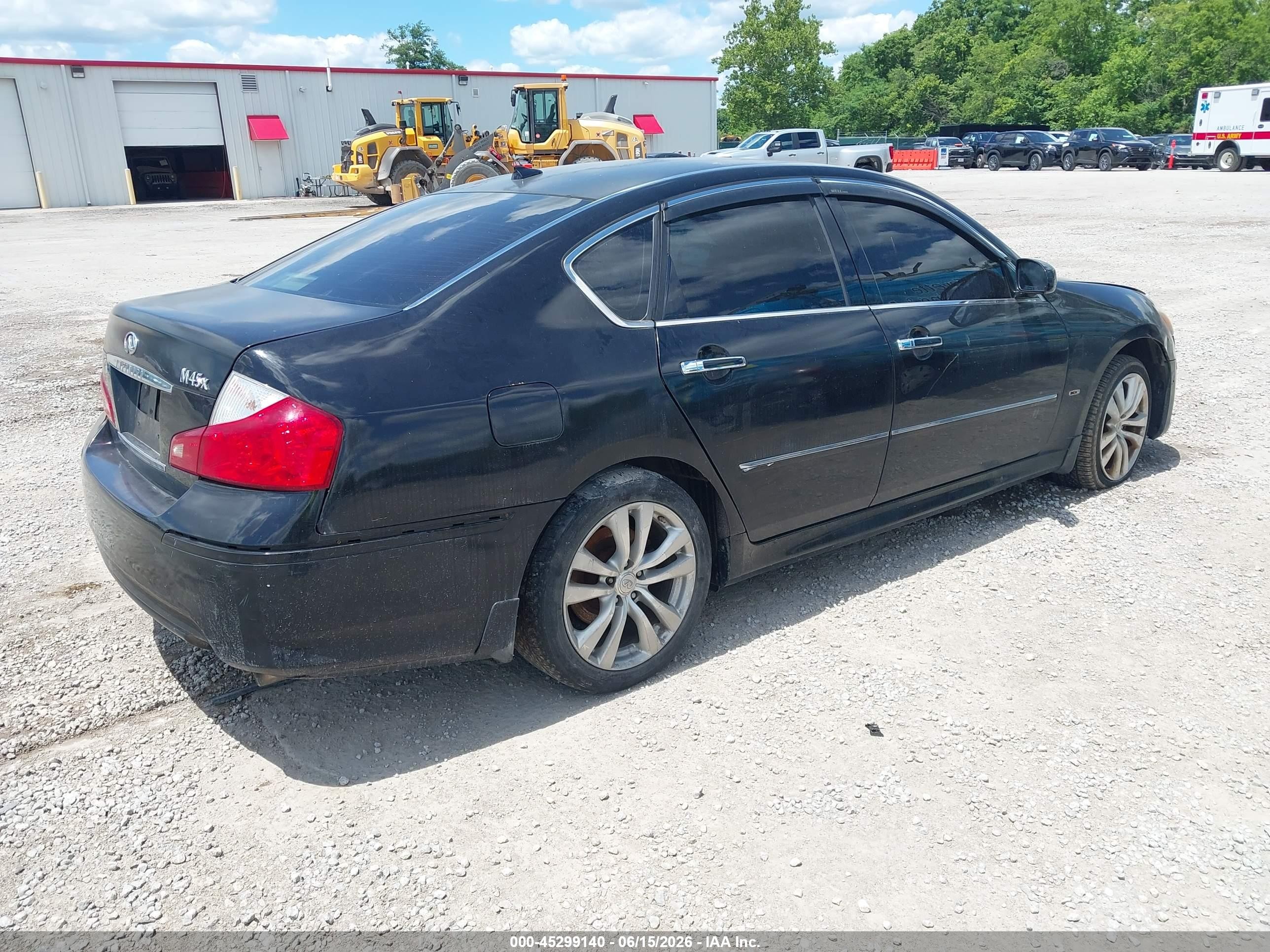 2008 Infiniti M45x   Black vin: JNKBY01F68M550827