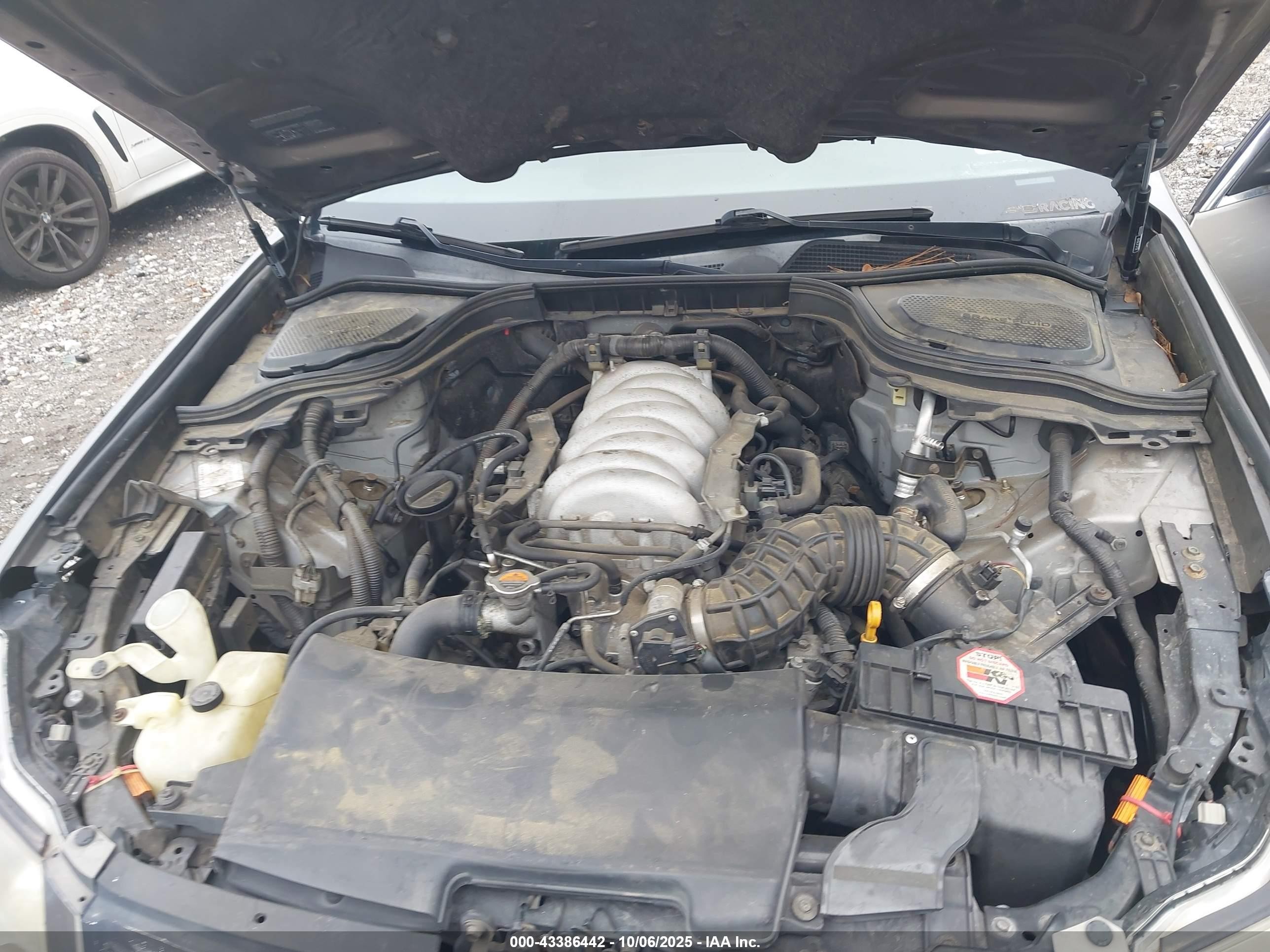 2008 Infiniti M45x   Gray vin: JNKBY01F88M550280