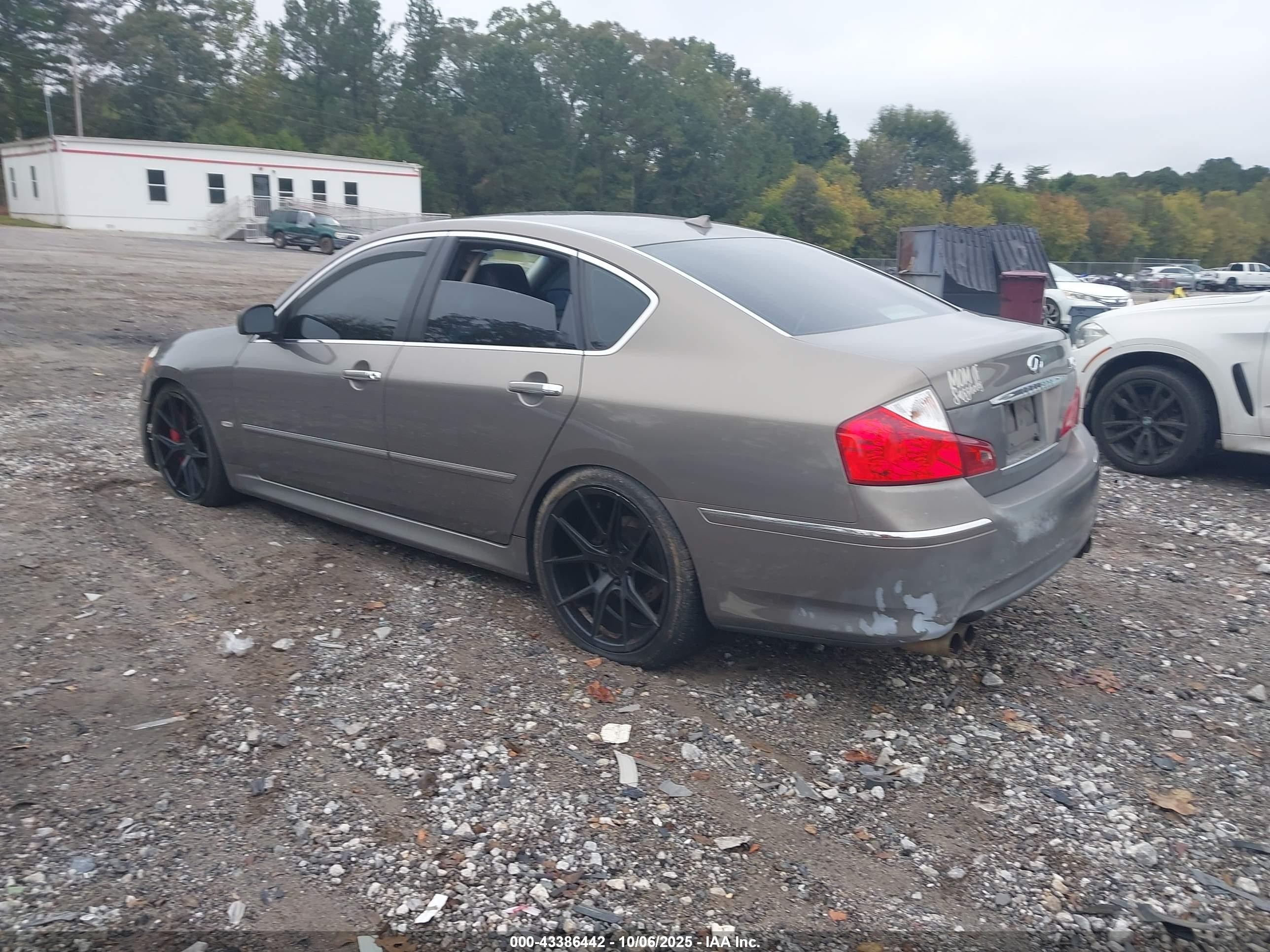 2008 Infiniti M45x   Gray vin: JNKBY01F88M550280