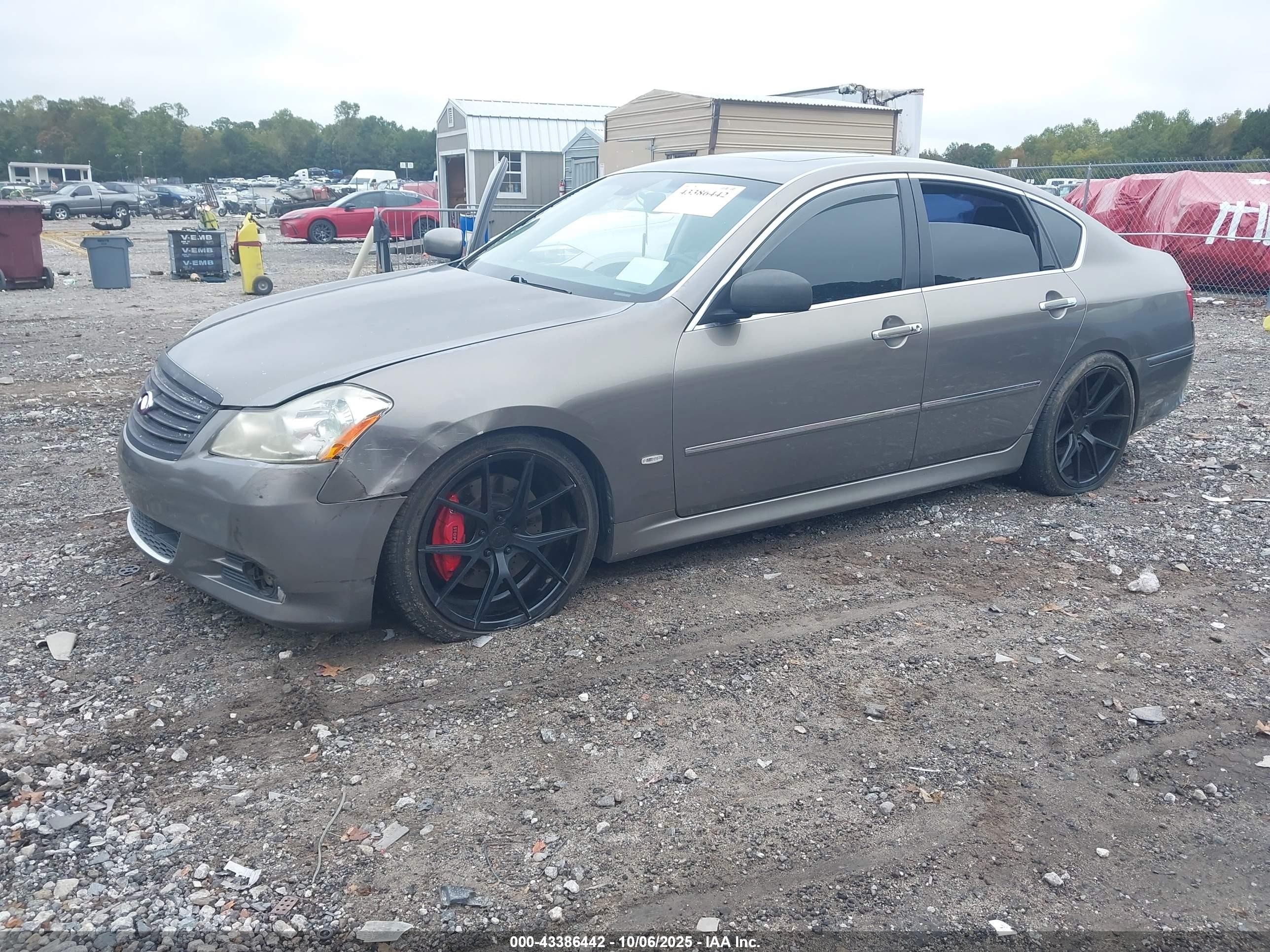 2008 Infiniti M45x   Gray vin: JNKBY01F88M550280