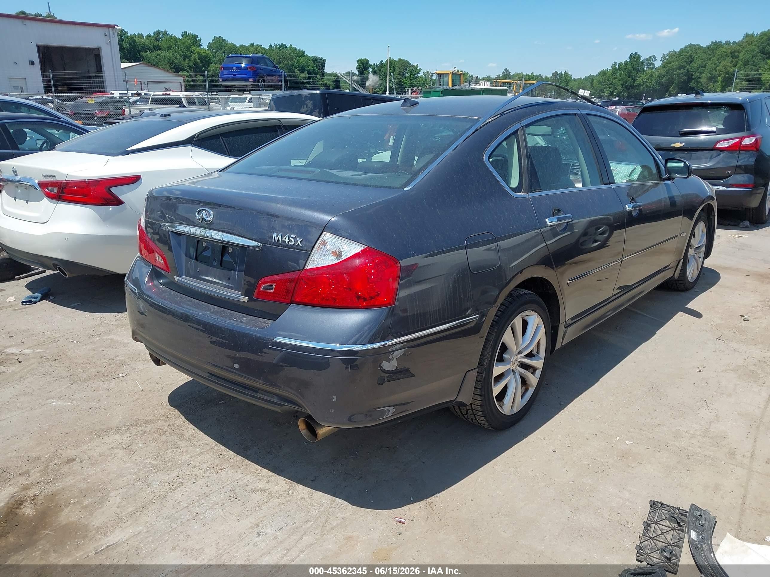 2009 Infiniti M45x Серый vin: JNKBY01F89M750089