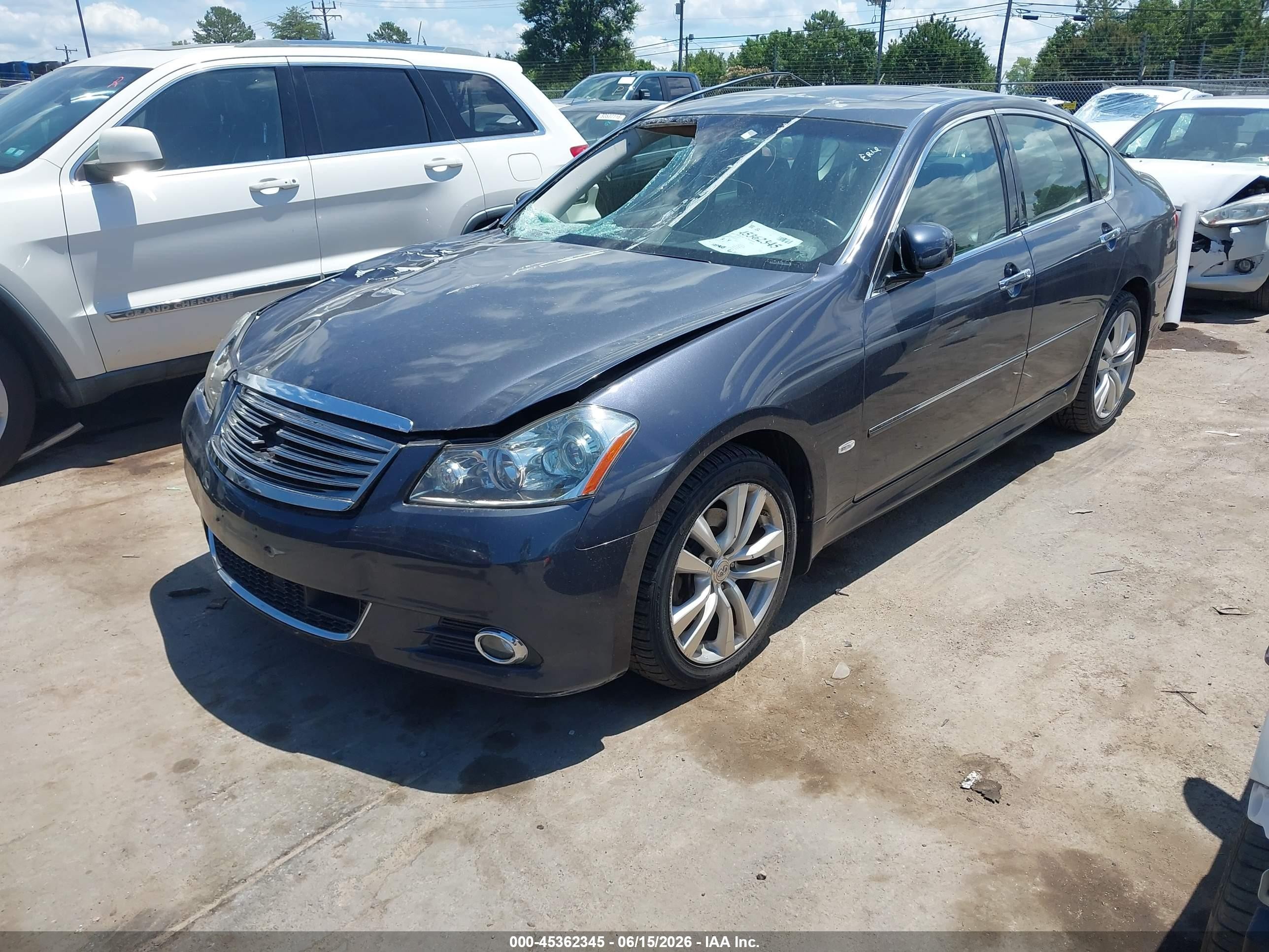 2009 Infiniti M45x Серый vin: JNKBY01F89M750089
