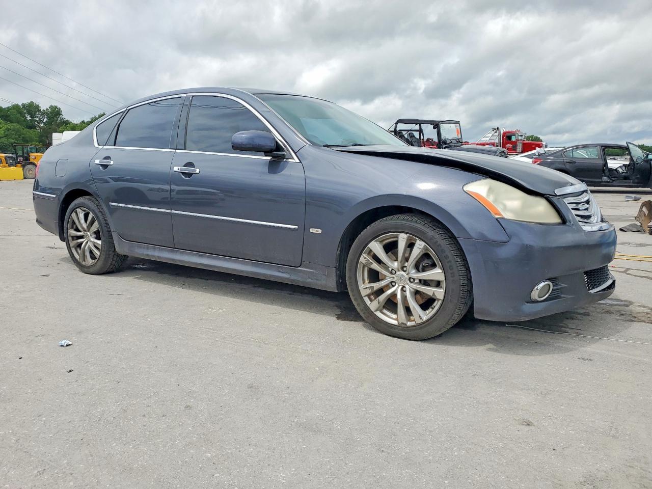 2008 Infiniti M45 X Blue vin: JNKBY01F98M551227
