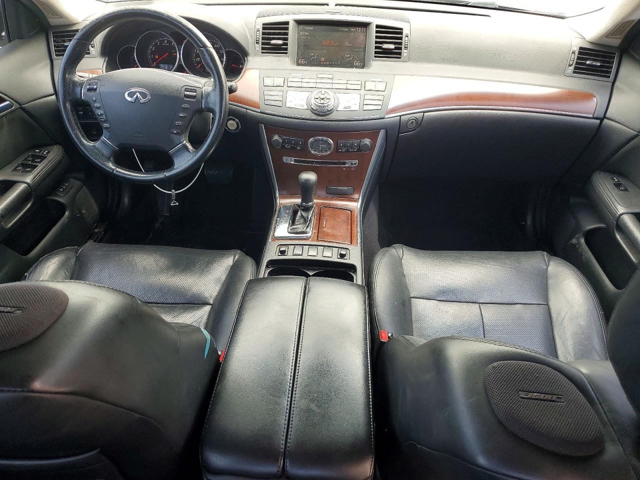 2008 Infiniti M45 X Blue vin: JNKBY01F98M551227