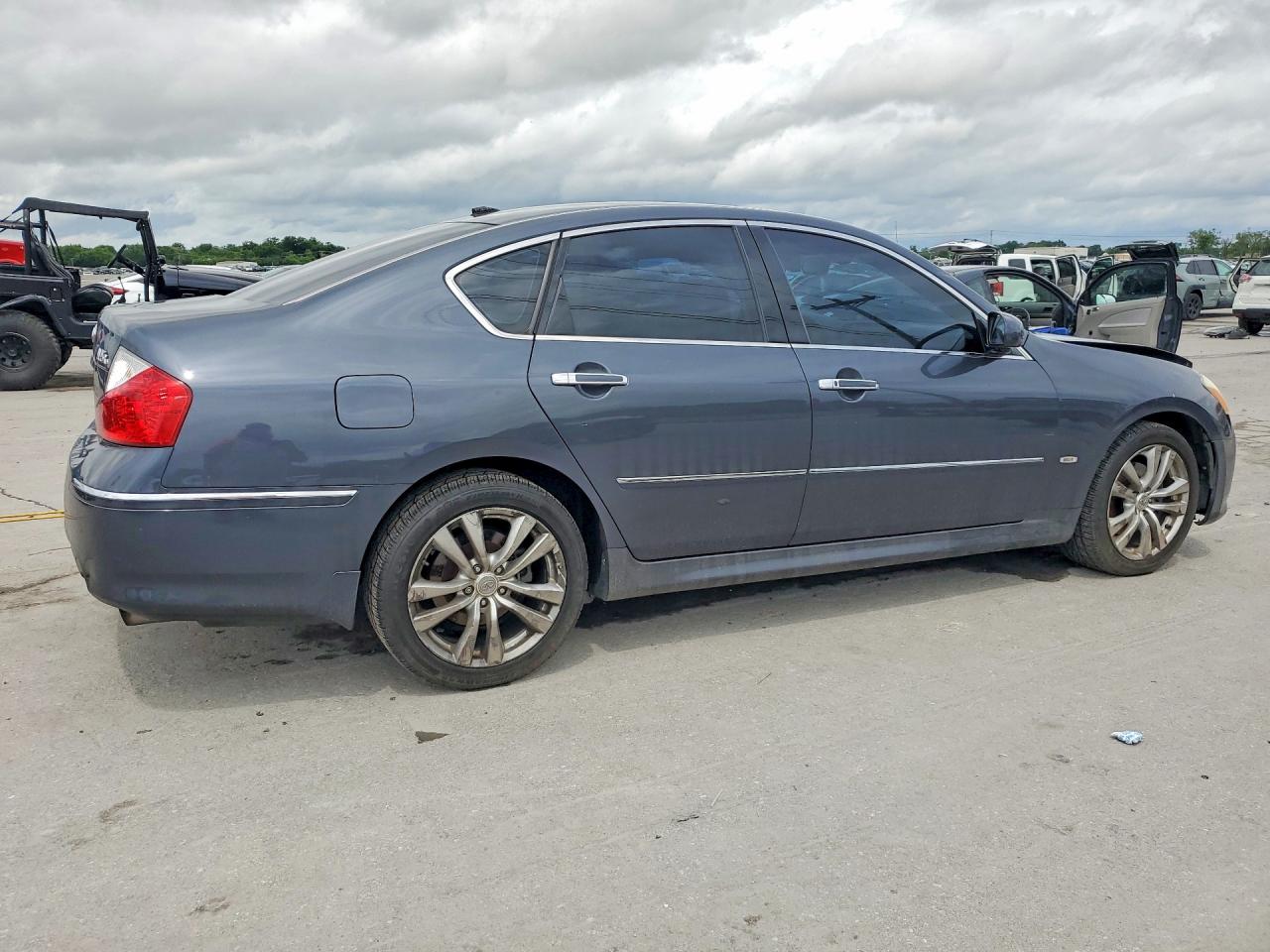 2008 Infiniti M45 X Blue vin: JNKBY01F98M551227