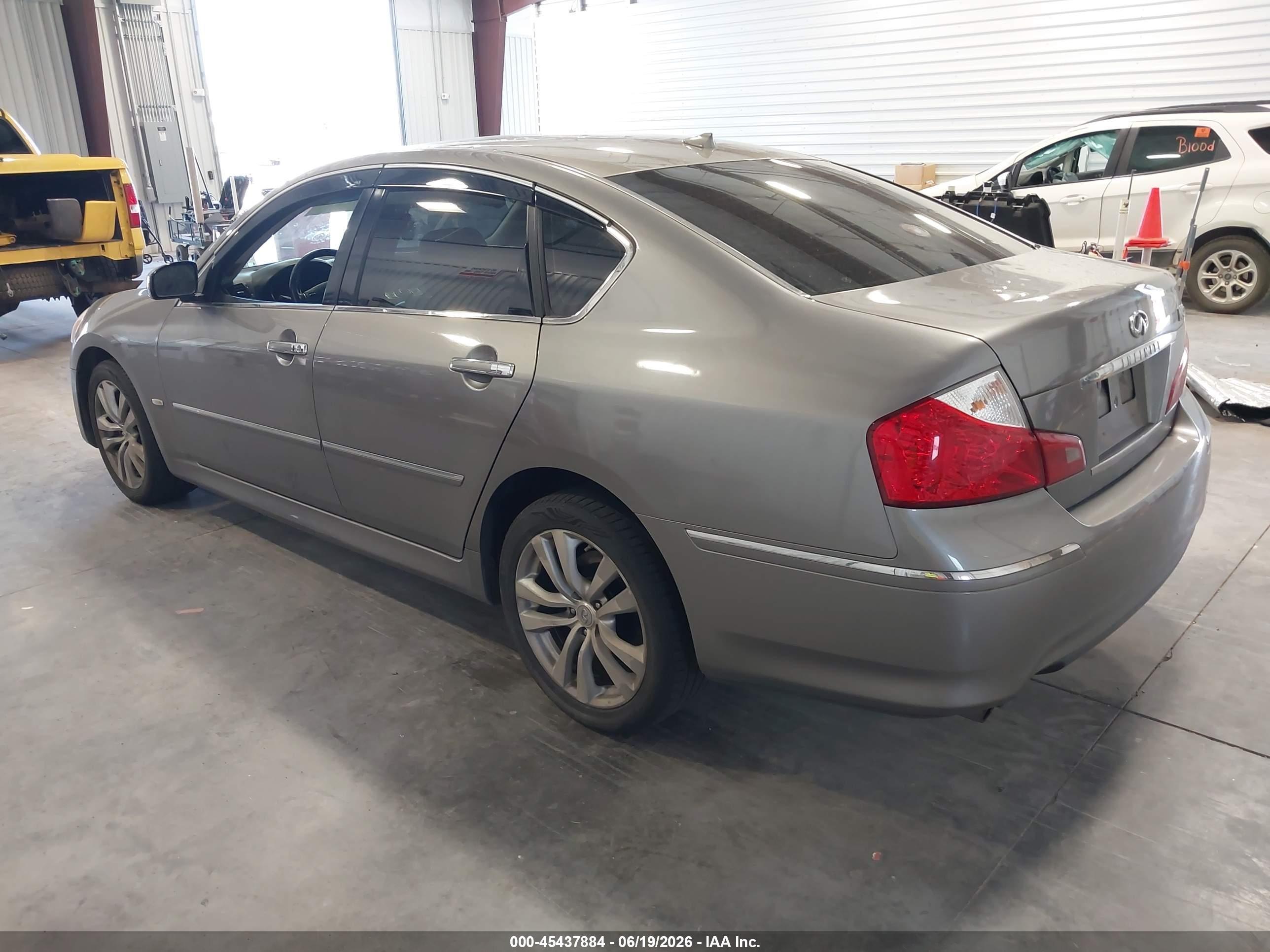 2008 Infiniti M45x   Gray vin: JNKBY01FX8M550698