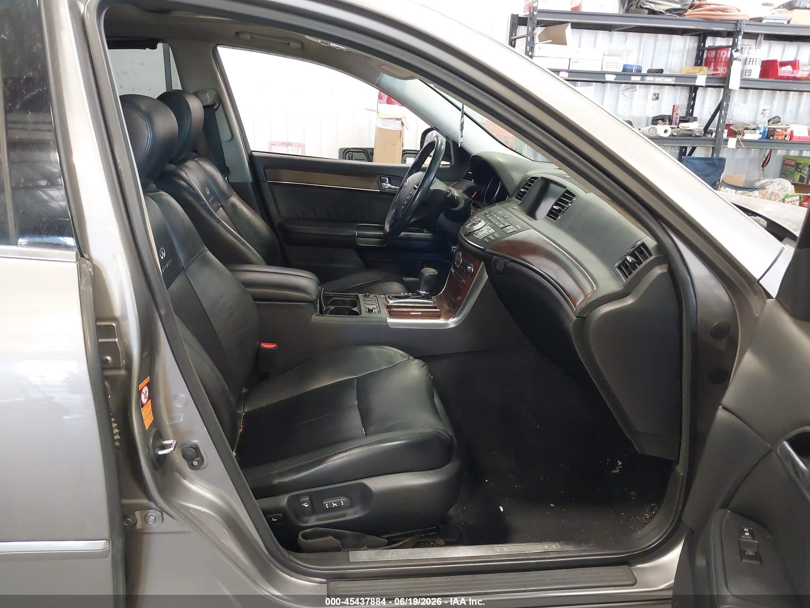 2008 Infiniti M45x   Gray vin: JNKBY01FX8M550698