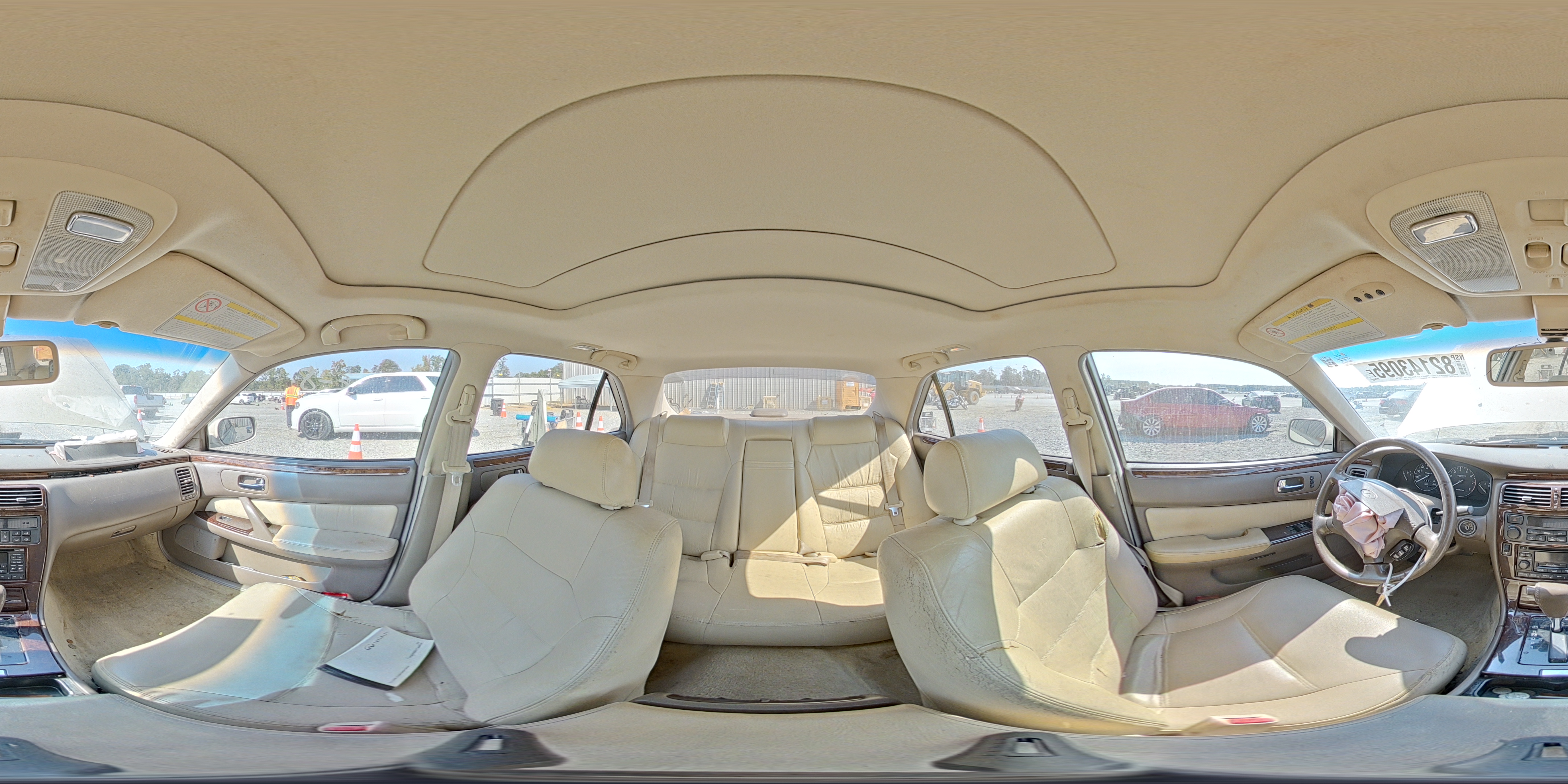 1998 Infiniti Q45 Base Beige vin: JNKBY31A2WM404198