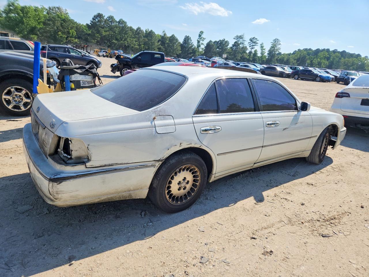 1999 Infiniti Q45 Base White vin: JNKBY31A3XM600281
