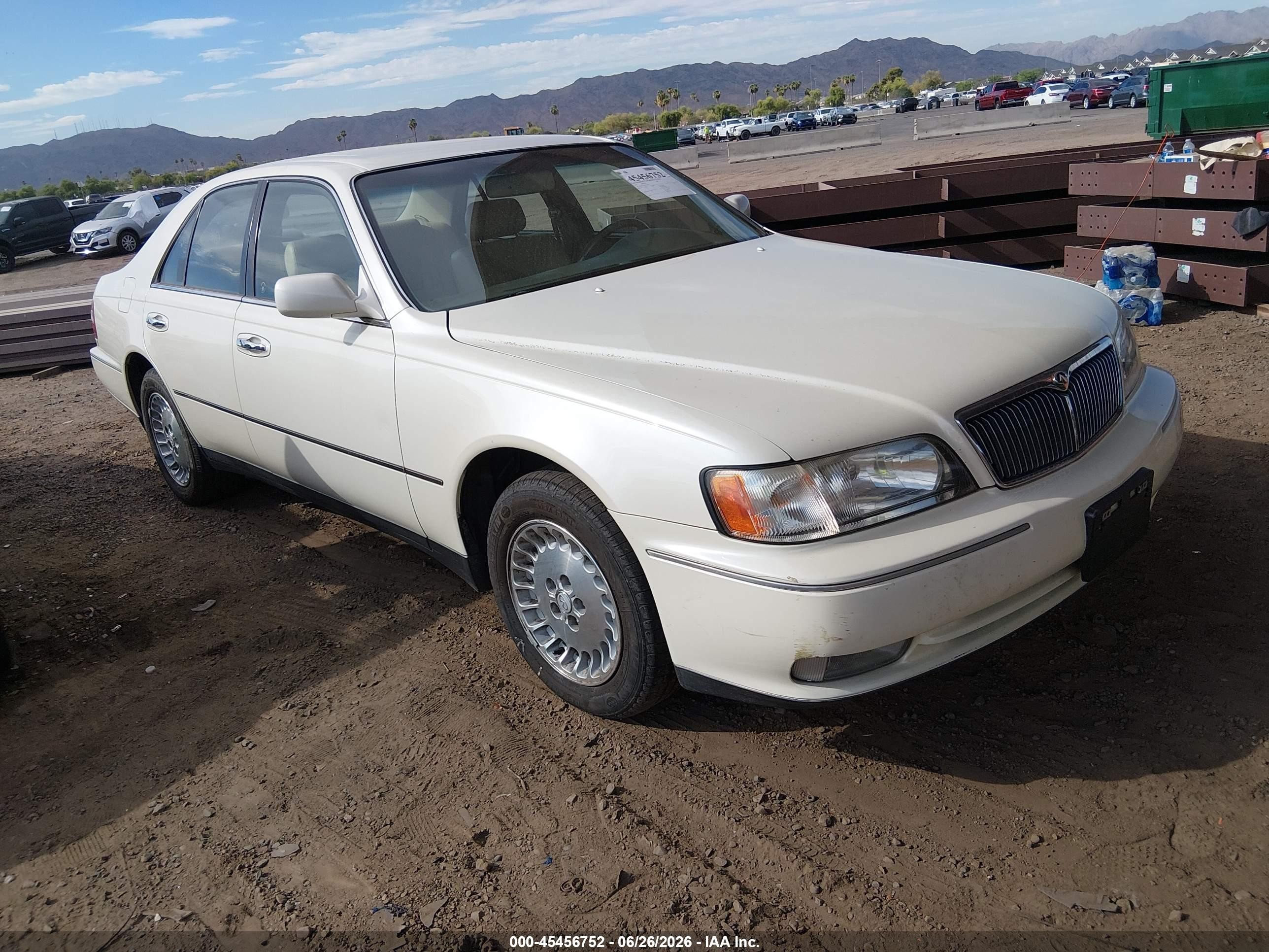 1997 Infiniti Q45 Touring White vin: JNKBY31A4VM300875