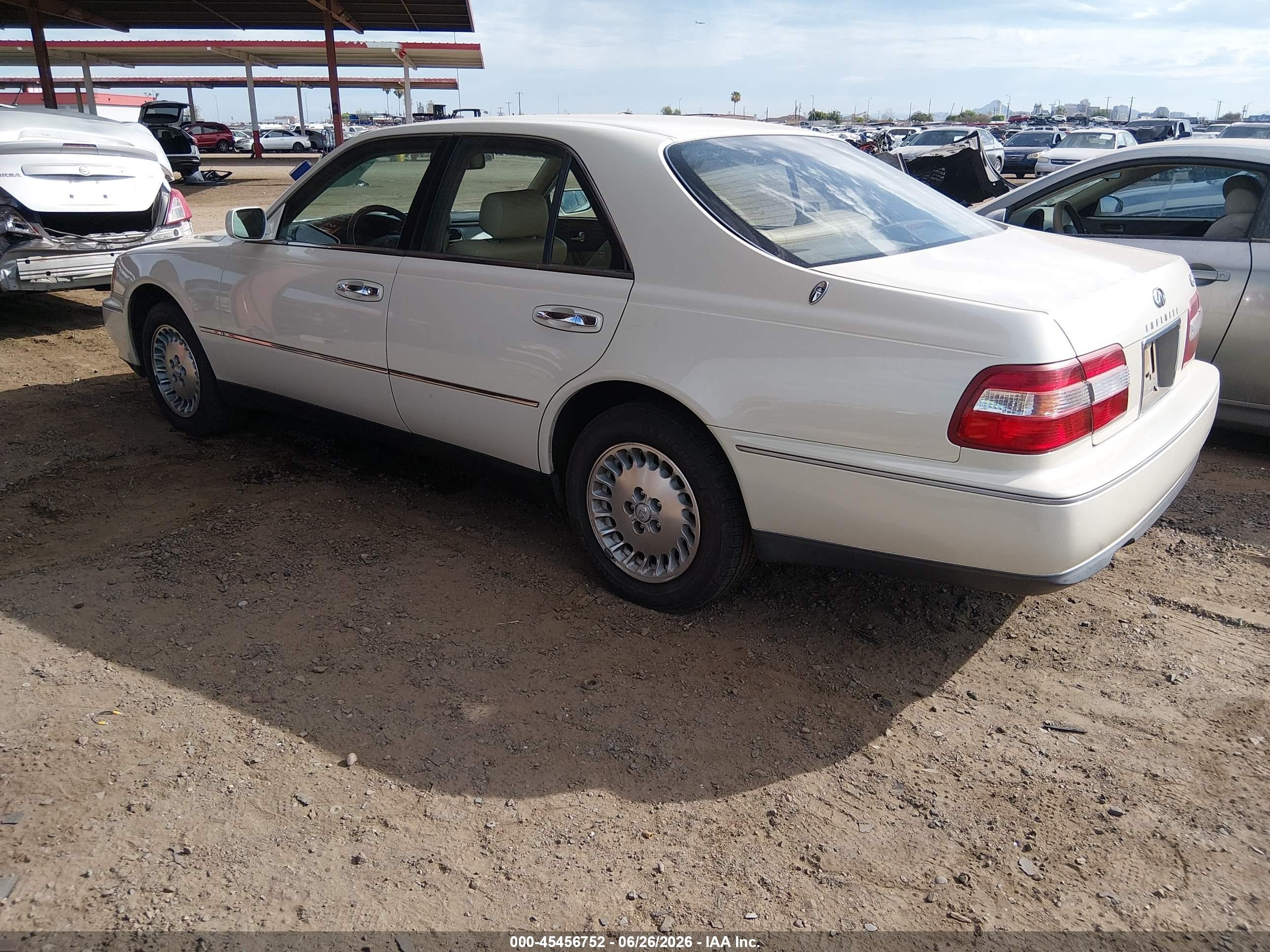 1997 Infiniti Q45 Touring White vin: JNKBY31A4VM300875