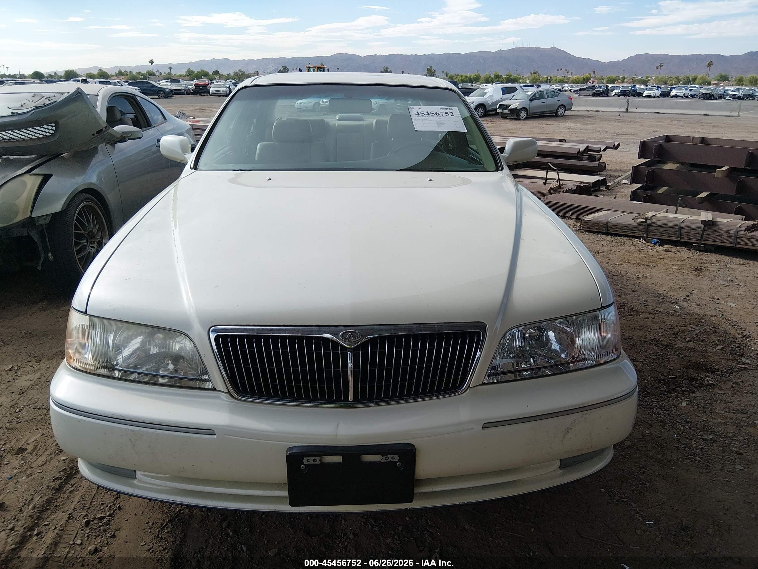 1997 Infiniti Q45 Touring White vin: JNKBY31A4VM300875