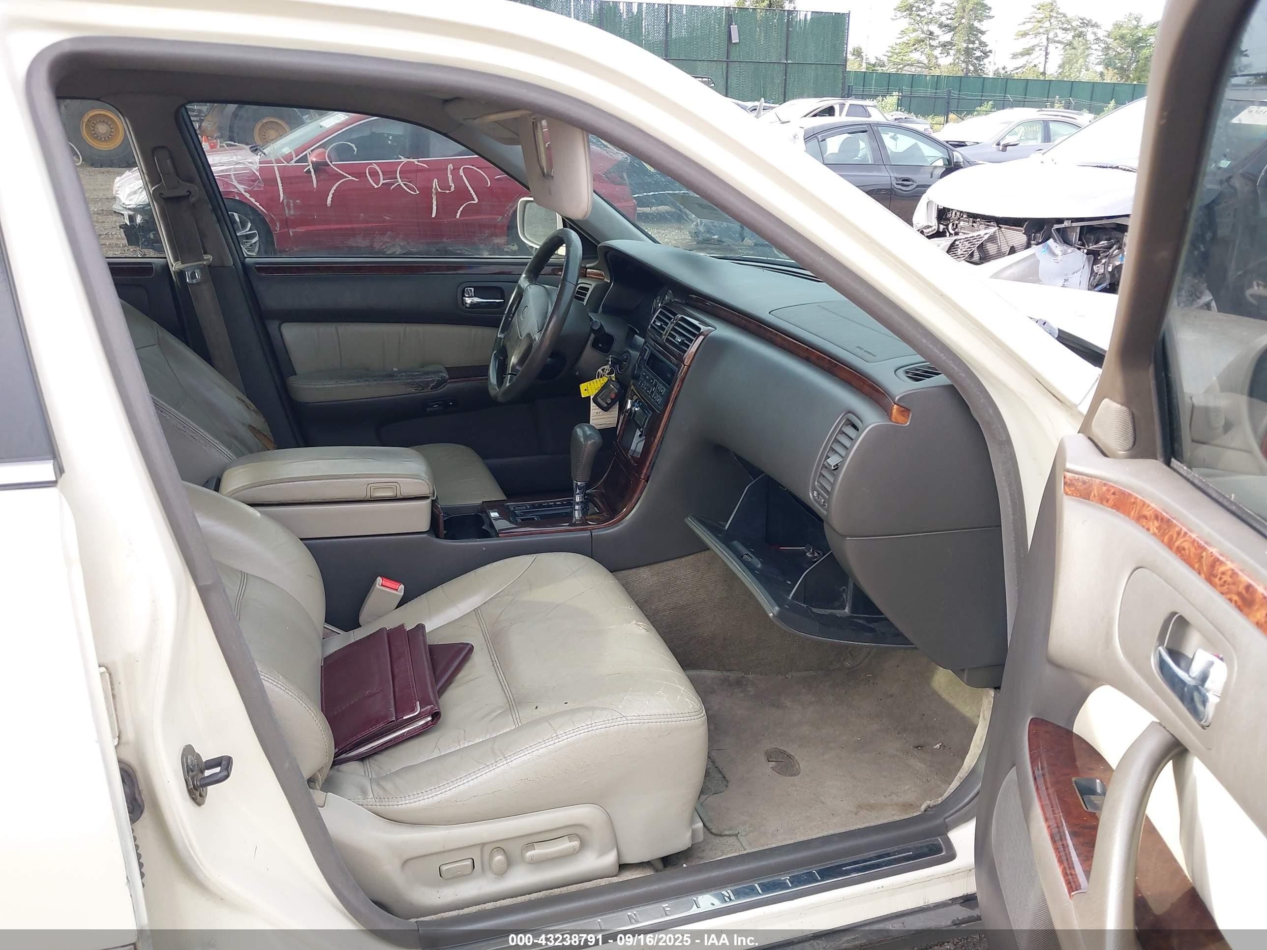 1997 Infiniti Q45 Touring White vin: JNKBY31A5VM304577